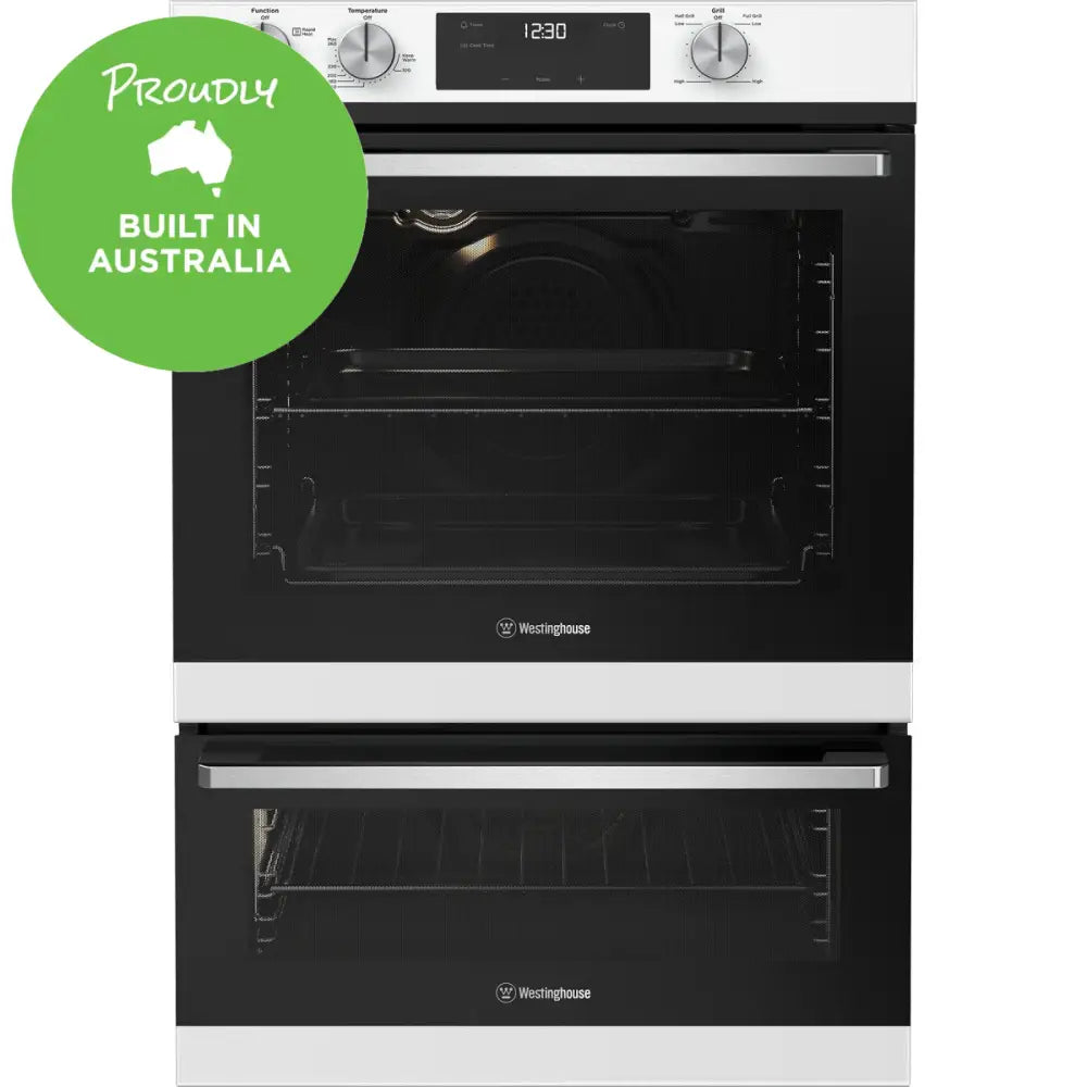 Westinghouse WVE6565WD 60cm Built-in Electric Oven with Separate Grill - White | Perfect for Baking, Roasting & Grilling in Modern Kitchens