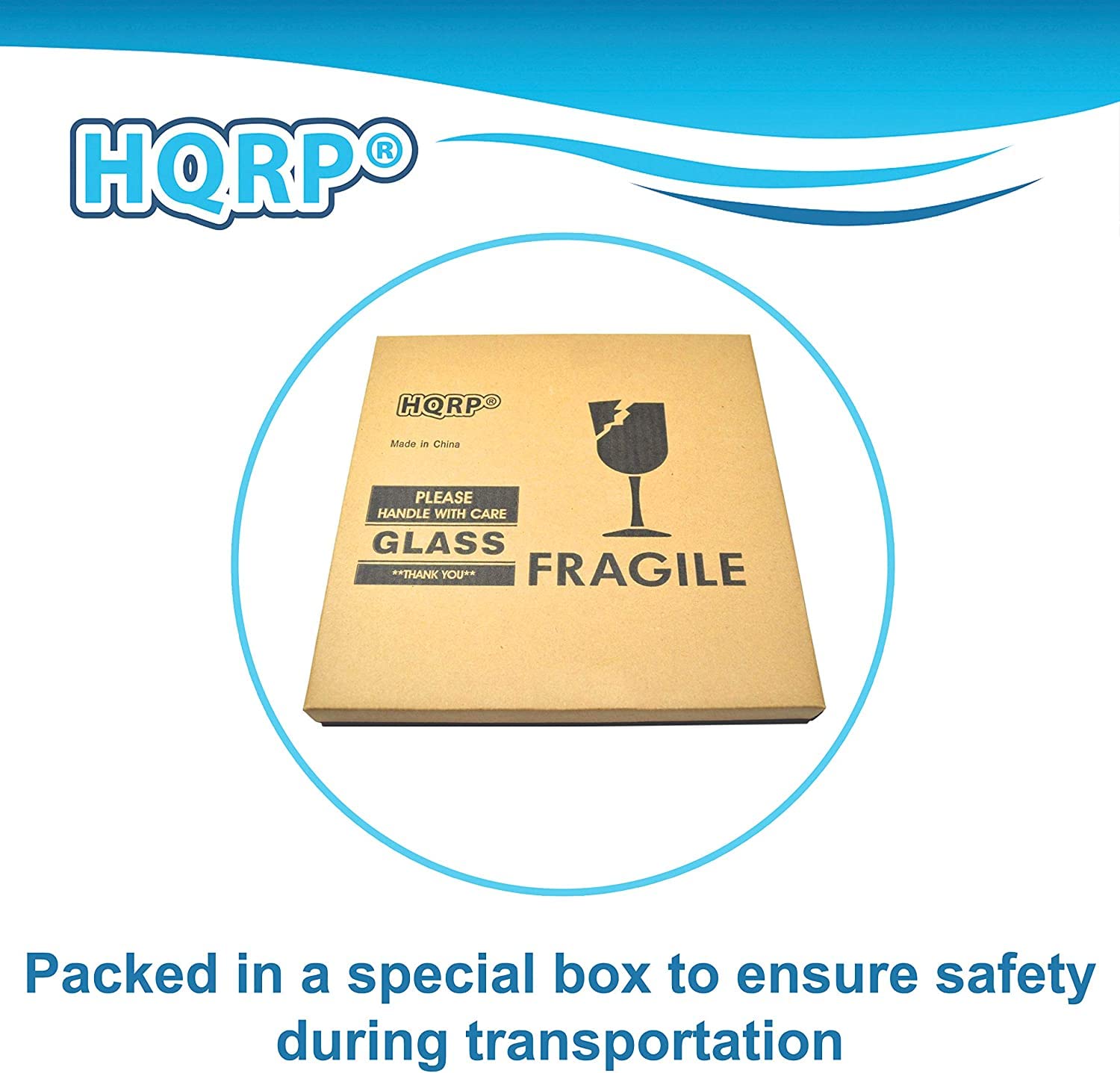 HQRP 11.25-Inch Microwave Glass Turntable Plate - Replacement for West Bend 3517203500 & EM925A Ovens - Durable Rotating Tray for Even Heating - Perfect for Popcorn, Reheating Meals & Family Cooking