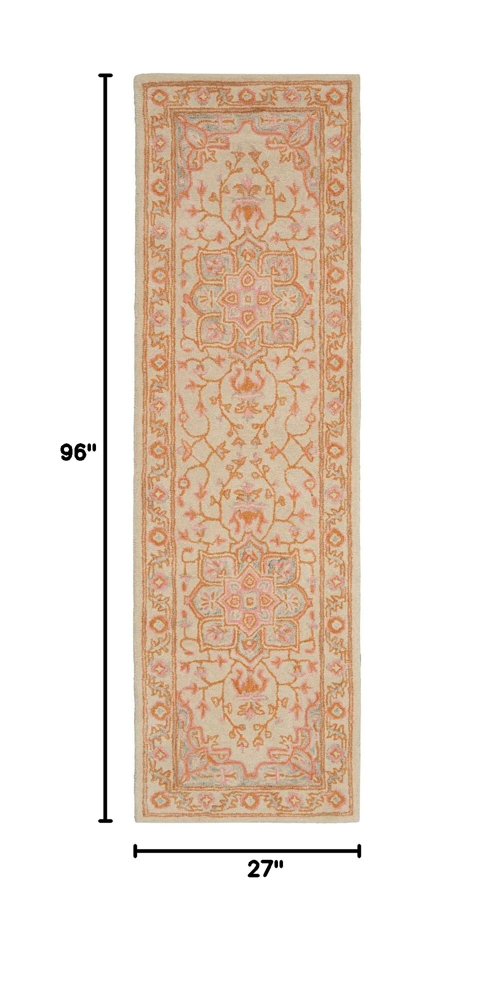 Nourison Jazmine Oriental Sand 2'3