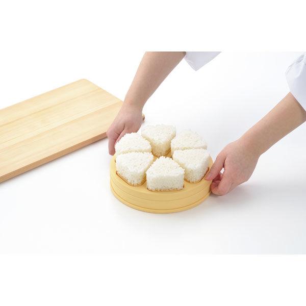 Akebono Quick & Fun Onigiri Maker - 6 Space Pop Up Rice Ball Mold for Perfect Japanese Snacks - Ideal for Bento Boxes, Picnics & Party Food Prep