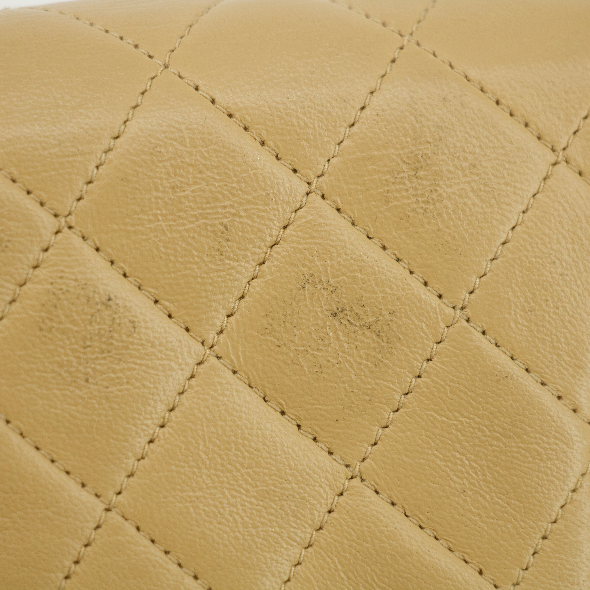 Chanel Lambskin Beige Quilted Chain Shoulder Bag #3772 - Luxury Designer Handbag for Women, Perfect for Evening Parties & Special Occasions