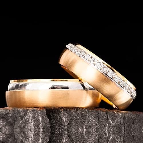 925 Sterling Silver Wedding Ring Set for Couples - Matching His & Hers Wedding Bands, Personalized Engraved Rings - Perfect for Anniversaries, Vows Renewal & Romantic Gifts