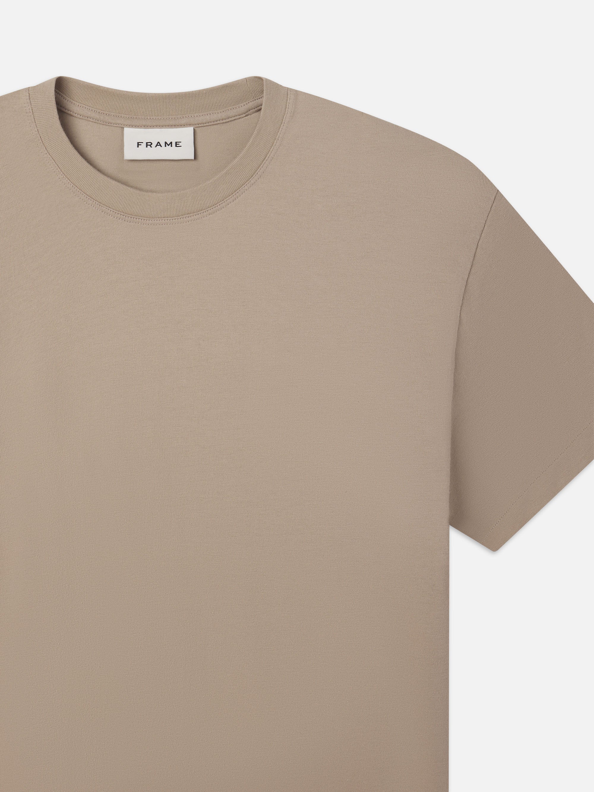 FRAME Logo Tee - Dove Graphic Cotton T-Shirt for Men & Women | Casual Streetwear Fashion | Perfect for Everyday Wear, Outings & Street Style Looks