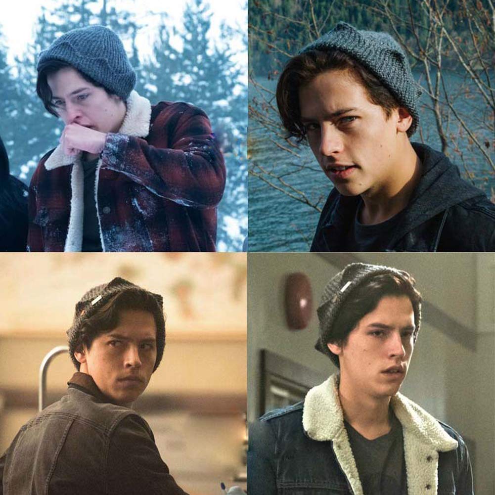 Jughead Jones Crown Beanie Hat - Riverdale TV Show & Movie Cosplay Costume (Gray) | Perfect for Halloween, Comic Con & Themed Parties