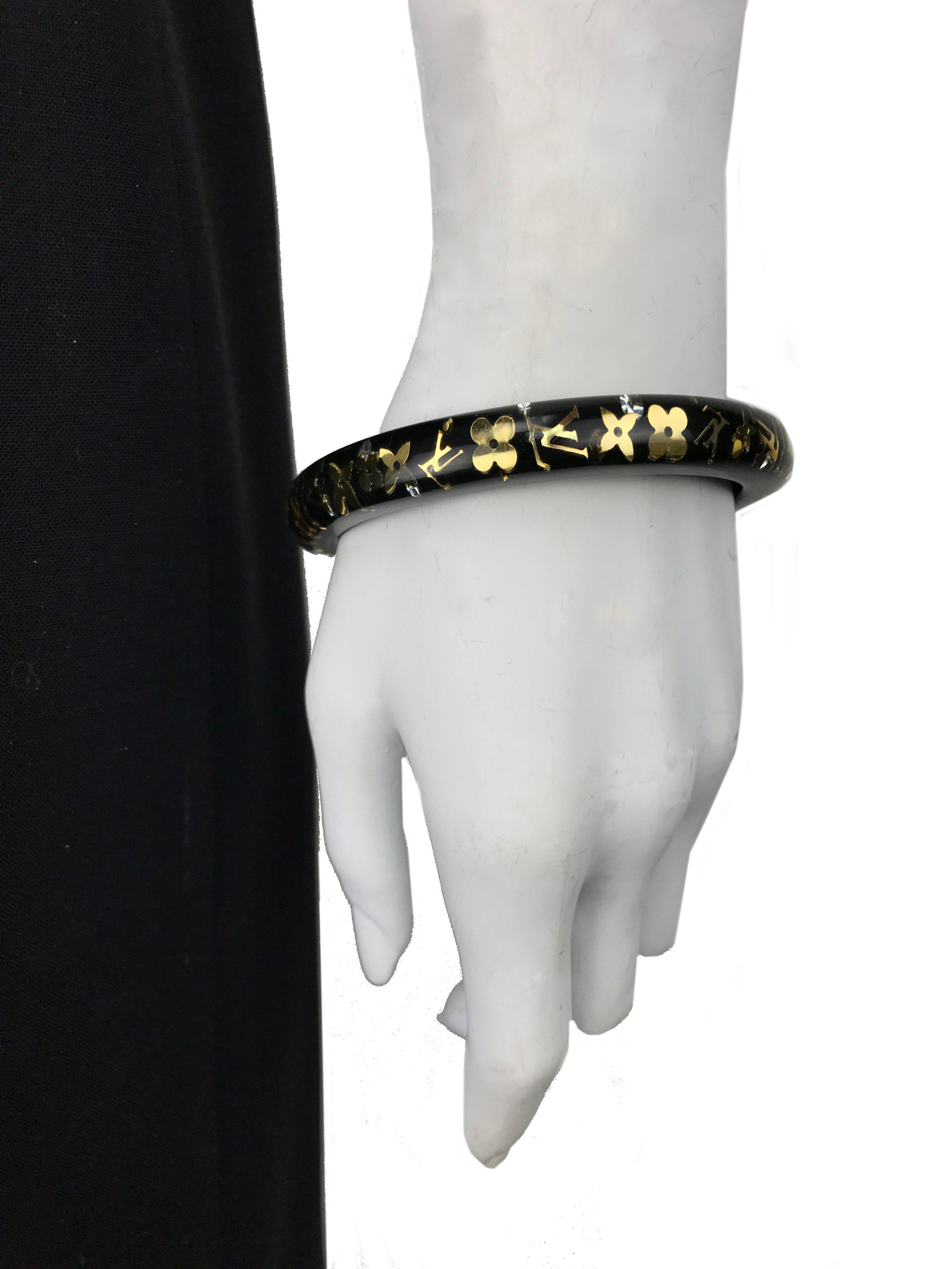 Authentic Louis Vuitton Monogram Lucite Inclusion Bracelet - Luxury Fashion Jewelry for Women - Perfect for Parties, Weddings & Special Occasions