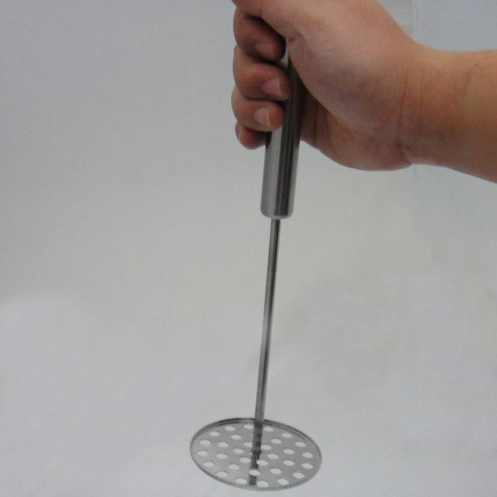 Premium Stainless Steel Potato Ricer & Masher - Heavy Duty Manual Press for Potatoes, Beans, Fruits & Vegetables | Perfect for Making Mashed Potatoes, Baby Food & Purees | Kitchen Gadget & Food Prep Tool