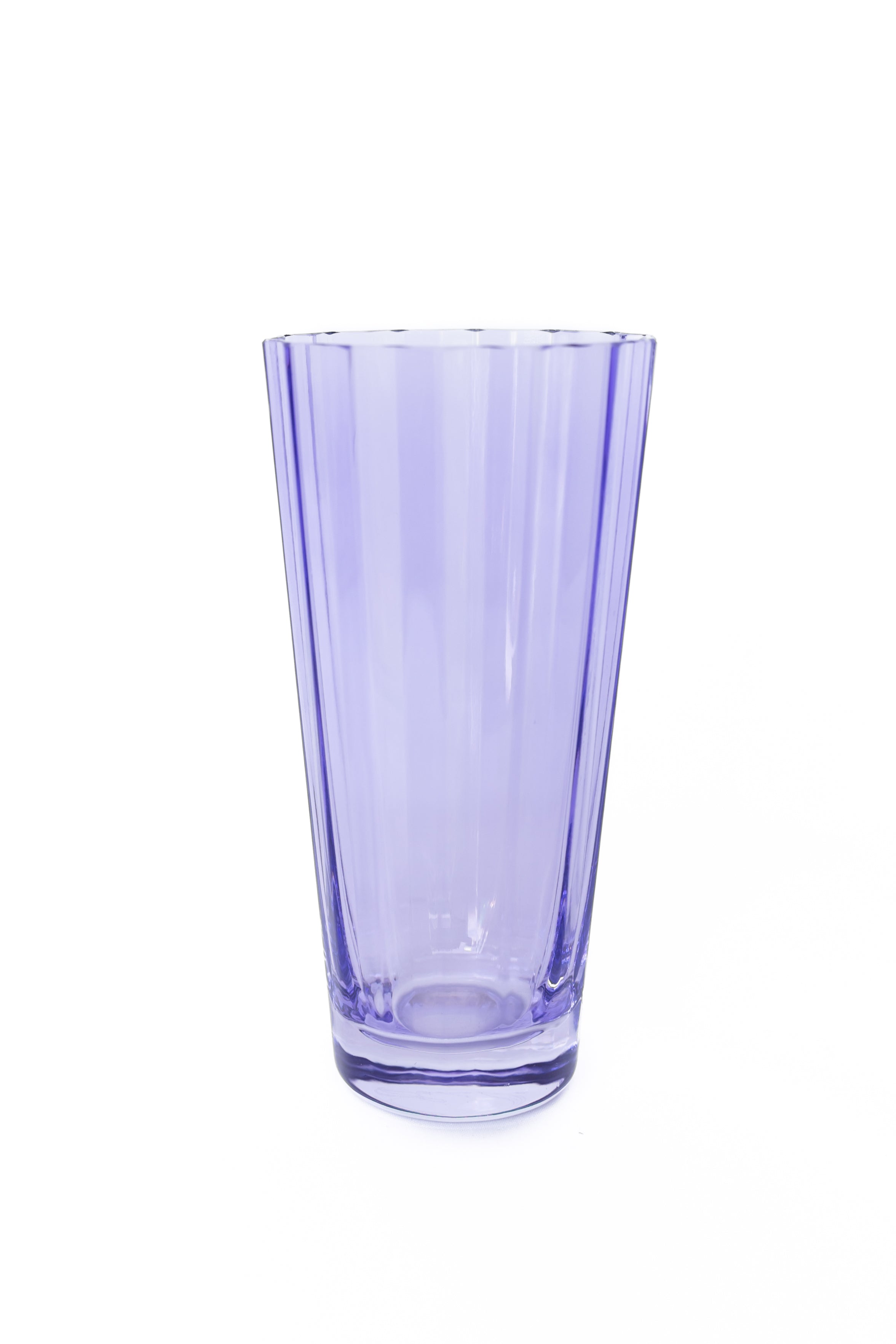 Estelle Colored Sunday Highball Glasses Set of 6 - Elegant Lavender Drinking Glasses for Cocktails, Juice & Iced Tea - Perfect for Home Bar, Dinner Parties & Summer Entertaining