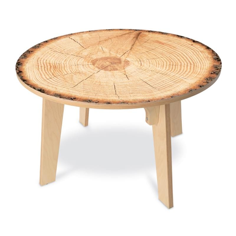 Live Edge Round Wood Table - 22
