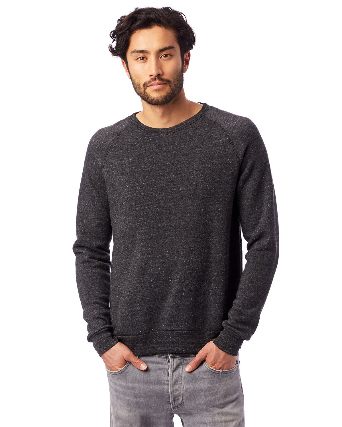 Alternative AA9575 Unisex Champ Eco Fleece Solid Sweatshirt - Soft Sustainable Cotton Pullover for Men & Women - Perfect for Casual Wear, Gym, and Outdoor Activities