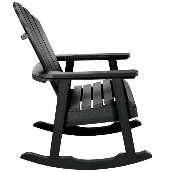 Hamilton Rocking Chair - Comfortable Wooden Rocking Chair for Living Room, Nursery & Porch - Classic Design with Padded Seat & Backrest - Perfect for Relaxing, Nursing & Reading