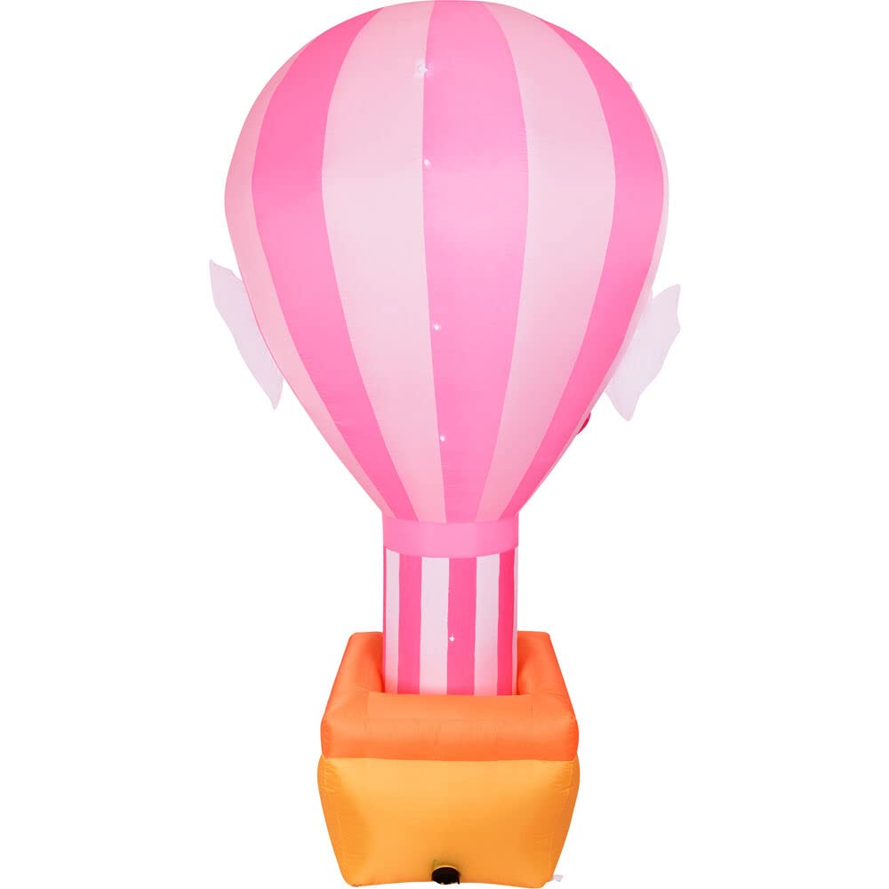 Fraser Hill Farm 10-Ft Inflatable 'It's a Girl' Balloon Sign with LED Lights - Outdoor Blow-Up Party Decor for Baby Showers, Gender Reveals & Celebrations - Includes Blower, Stakes, Ropes & Storage Bag - Perfect for Backyard Parties & Special Events
