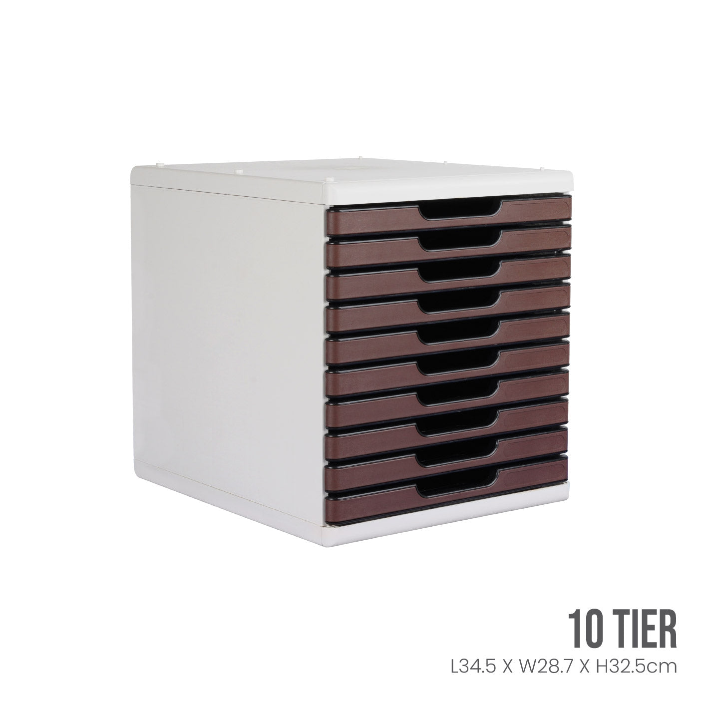 10-Pack Desktop Drawers for Office Organization - 712 10 Model - Perfect for Desk Storage, School Supplies & Home Office Accessories