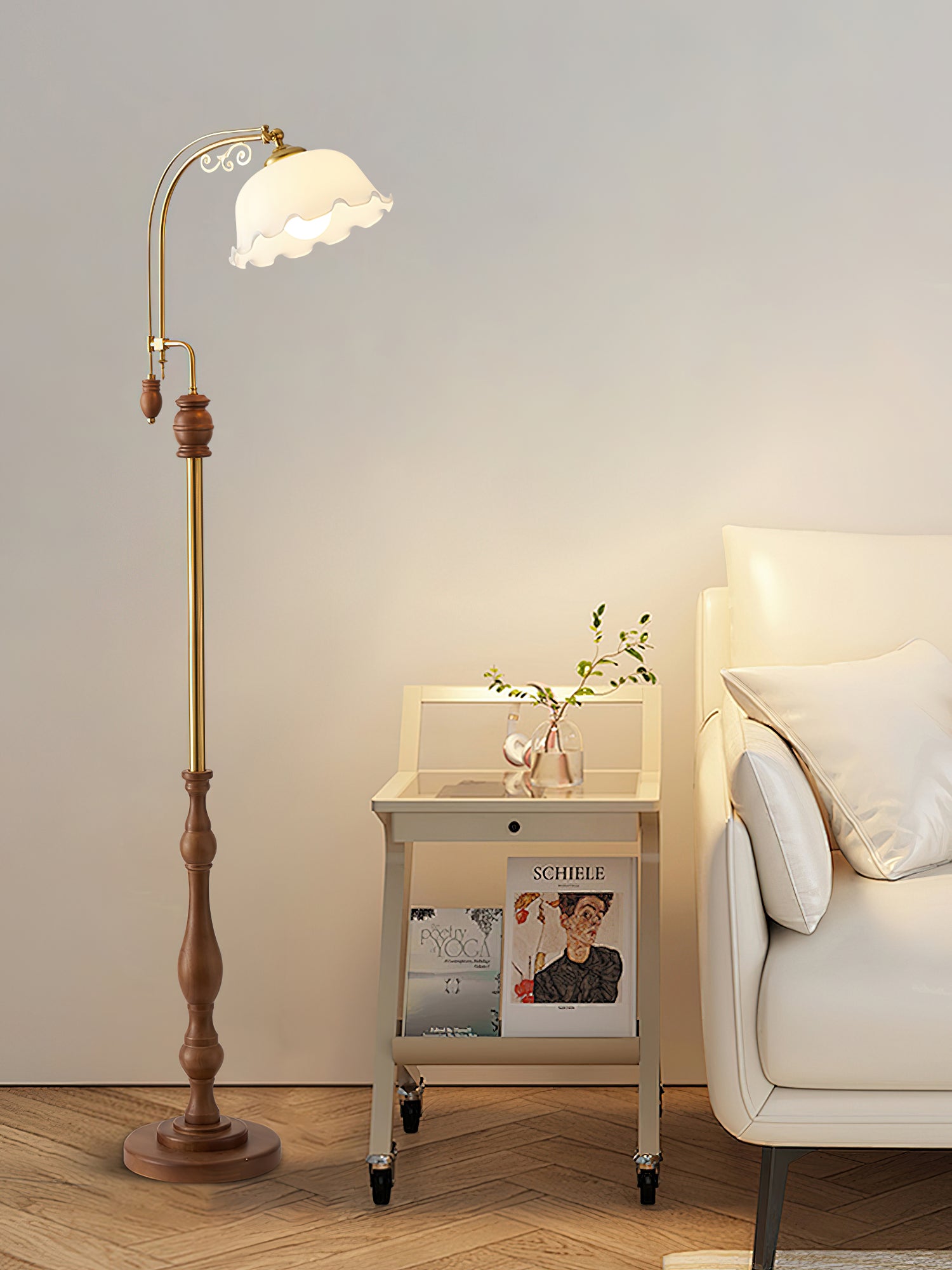 Modern Arch Curves Floor Lamp - Adjustable LED Standing Light for Living Room, Bedroom & Office - Stylish Home Decor Lighting