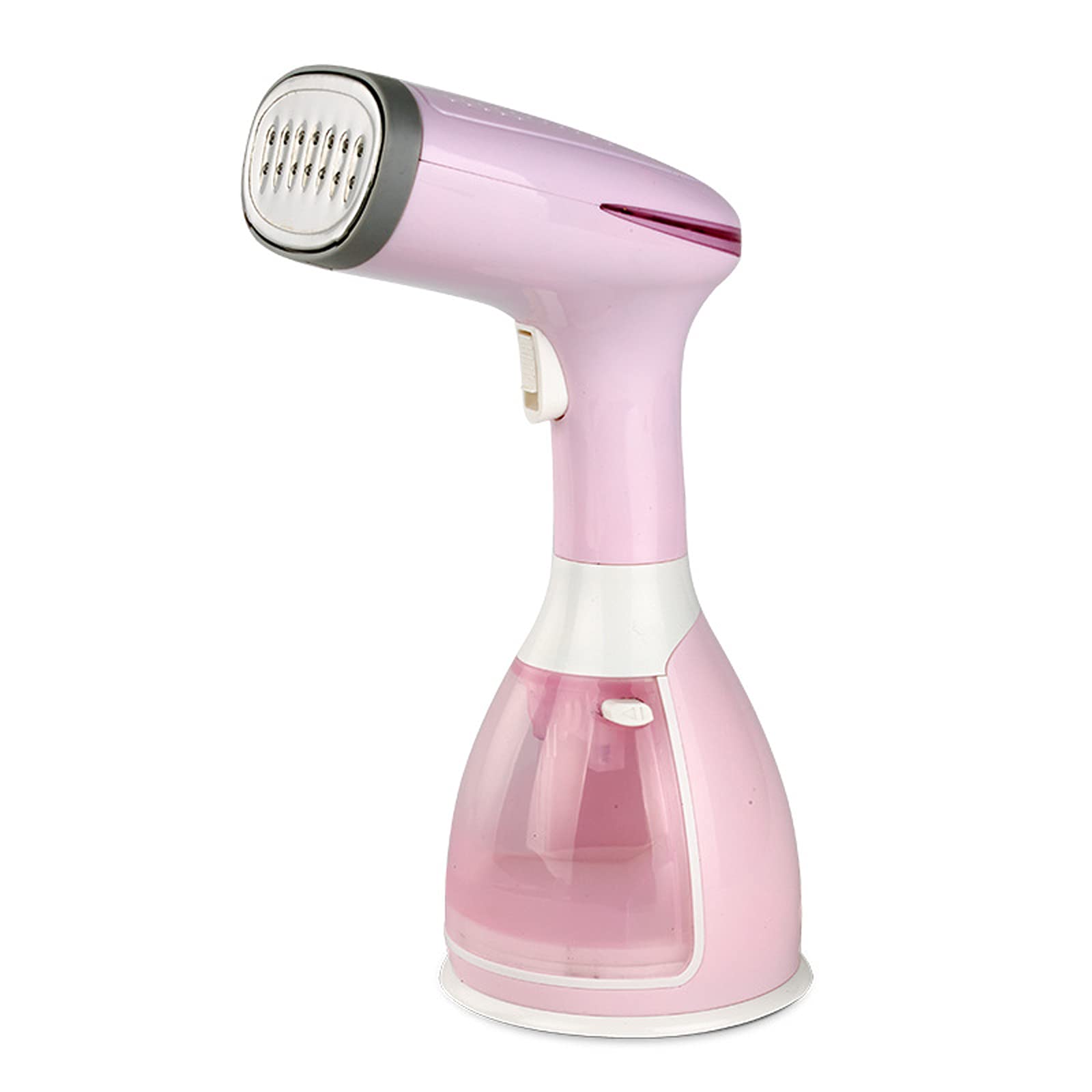 DXDUI Portable Handheld Garment Steamer - 1500W Powerful Electric Clothes Steamer with Stainless Steel Nozzle, Fast Heating for Wrinkle Removal - Perfect for Home, Travel, Dorm & Office Use (Pink)