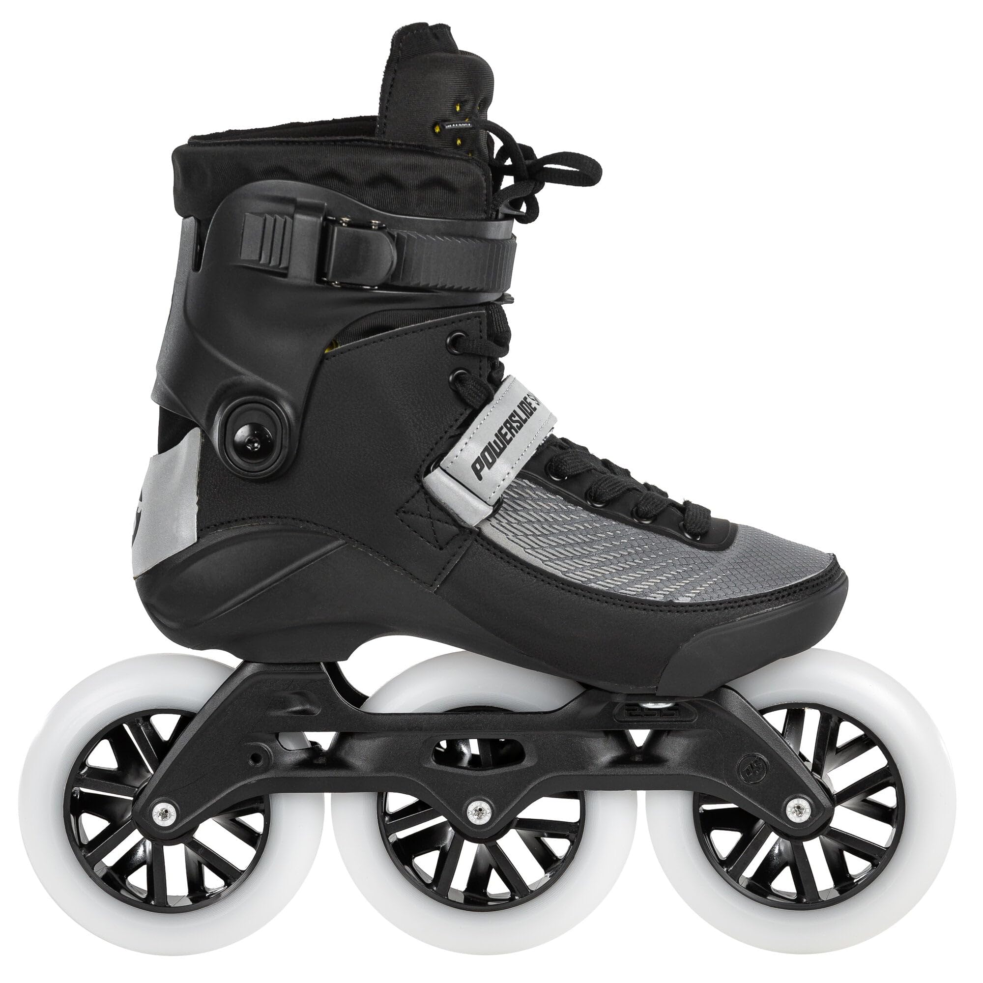PS Swell Nite 125 3D Adapt Skates Black/Reflective Size 11.0 (US Men's 45) - Premium Inline Skates for Night Skating, Fitness & Urban Commuting