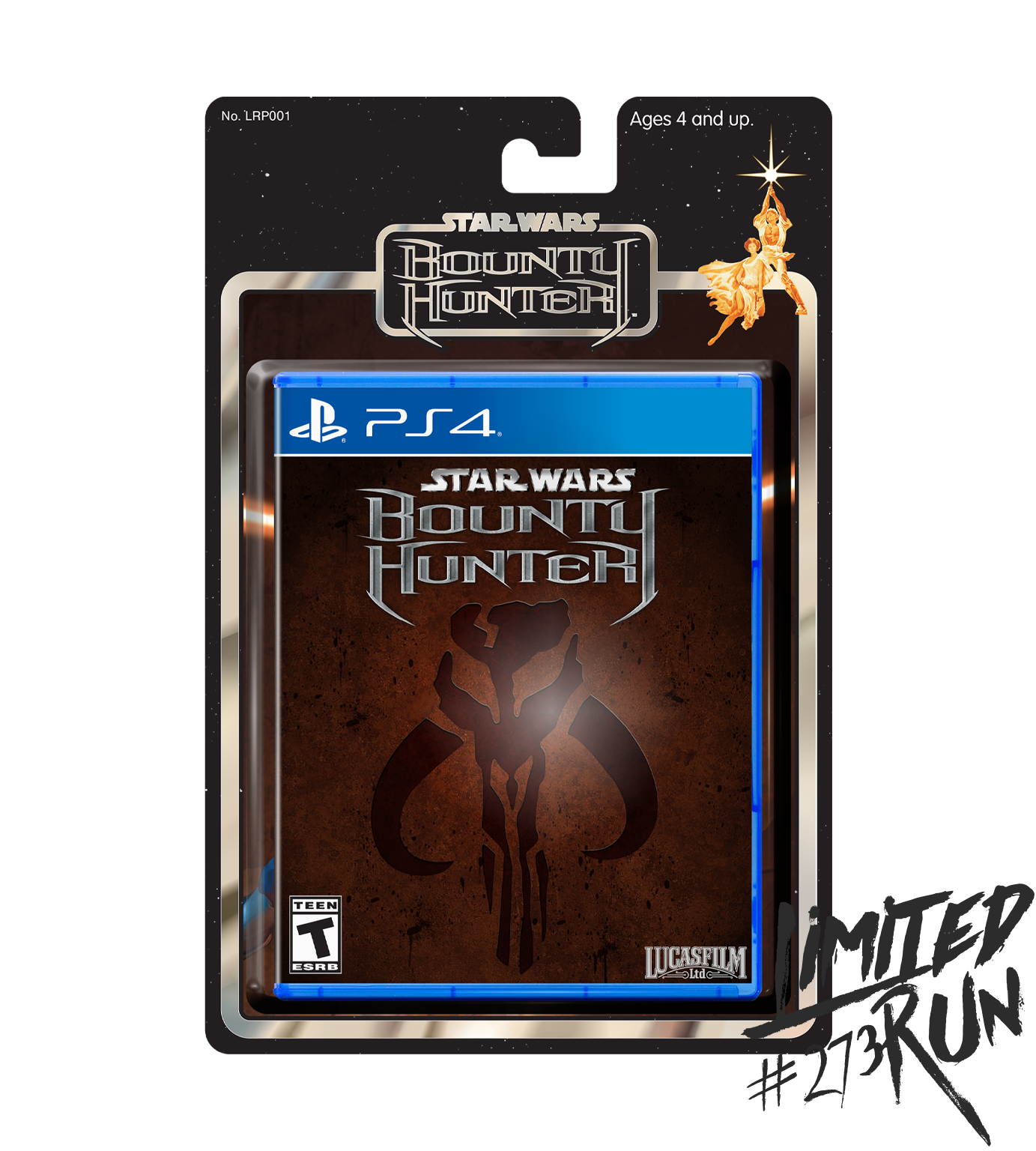 Star Wars Bounty Hunter Classic Edition PS4 Game - Limited Run #273 - Action Adventure Video Game for PlayStation 4 - Perfect for Star Wars Fans & Collectors - Great for Gaming Nights & Gift Giving