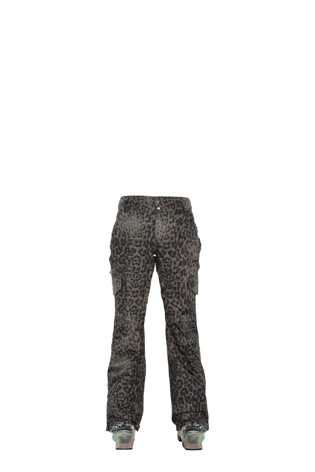 Armada Women's White Jungle Cat Print Pants - Stylish & Comfortable Casual Wear for Women | Perfect for Outdoor Adventures, Travel & Everyday Fashion