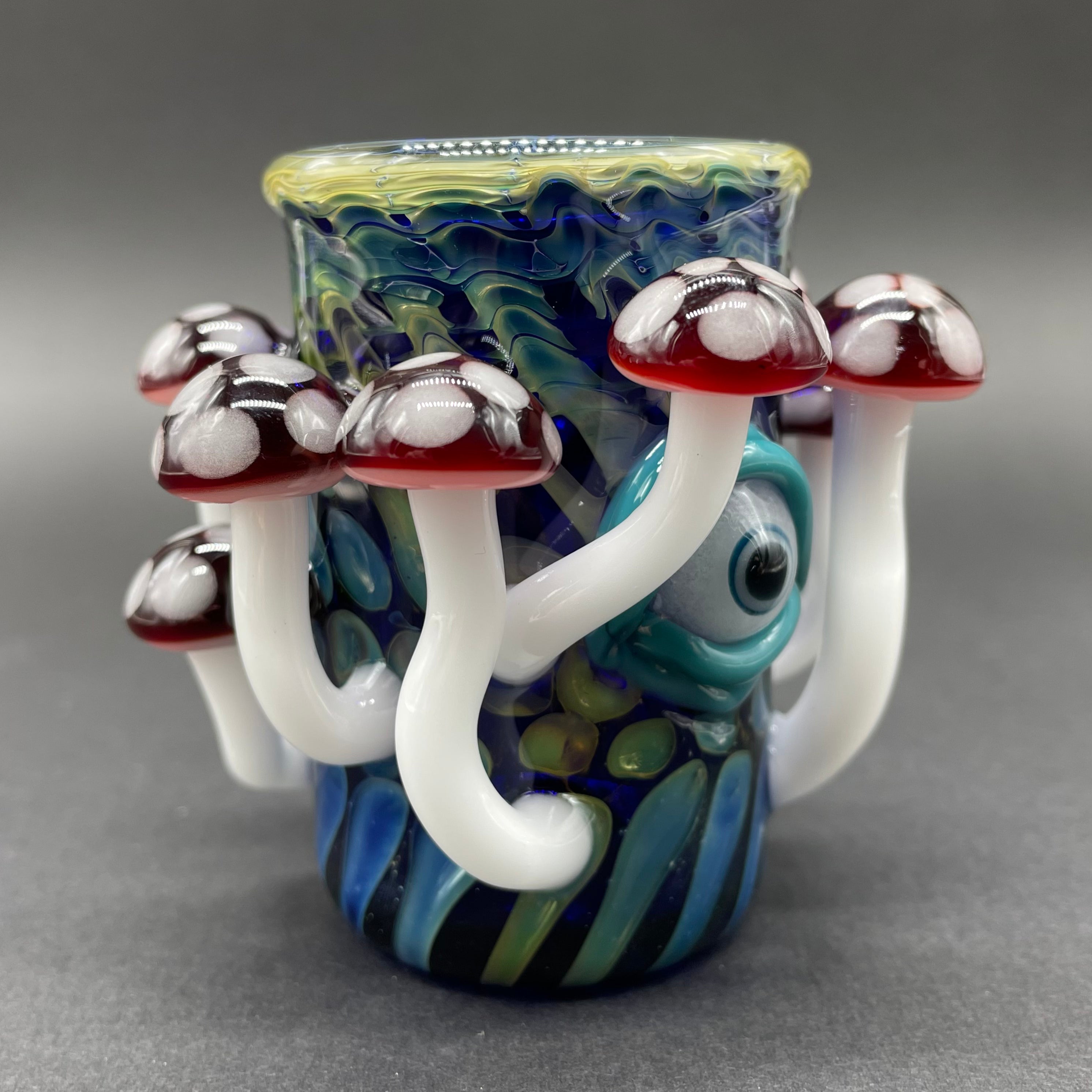 Funny Red Mushroom Shot Glass Set - Unique Novelty Drinking Cups for Parties, Gifts & Home Bar Decor - Perfect for Halloween, Themed Events & Collectibles