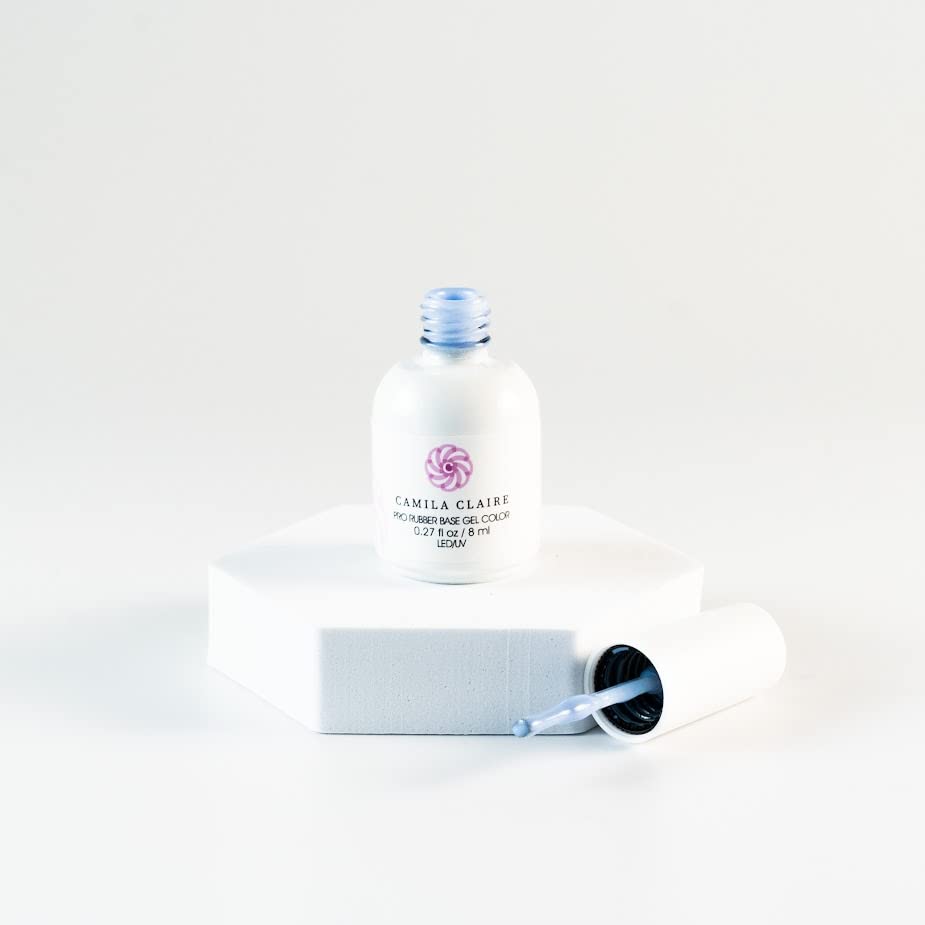 Pro Rubber Base Gel for Nails - 0.27/0.5 Fl oz (8ml/15ml) | UV LED Nail Lamp Compatible | Salon & DIY Home Manicure | FlexiGel Base Coat, Nude & Elastic Nail Polish | Builder Extension Gel | Perfect for Professional Nail Art & At-Home Nail Care