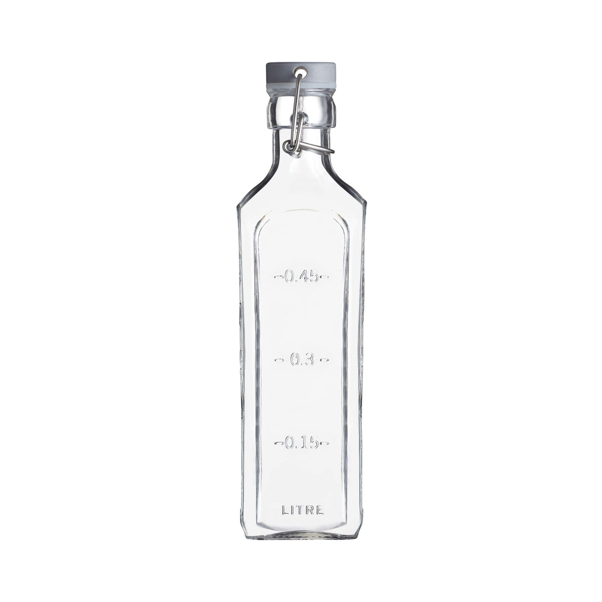 Kilner Swing Top Glass Bottle - 20 oz (600ml) | Airtight Seal for Homemade Kombucha, Cold Brew Coffee & Juice Storage | Reusable & Eco-Friendly Beverage Container