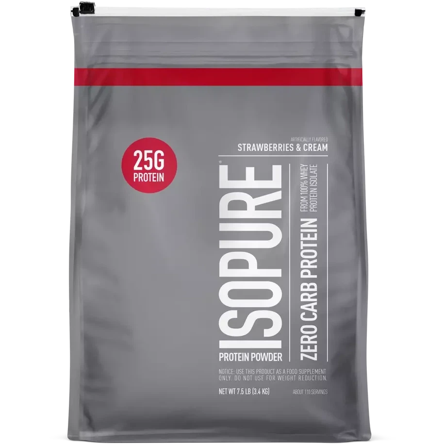 Isopure Zero Carb Whey Protein Powder - Low Carb, Keto Friendly, Gluten Free for Muscle Recovery & Weight Loss | Perfect for Post-Workout, Meal Replacement & Fitness Enthusiasts