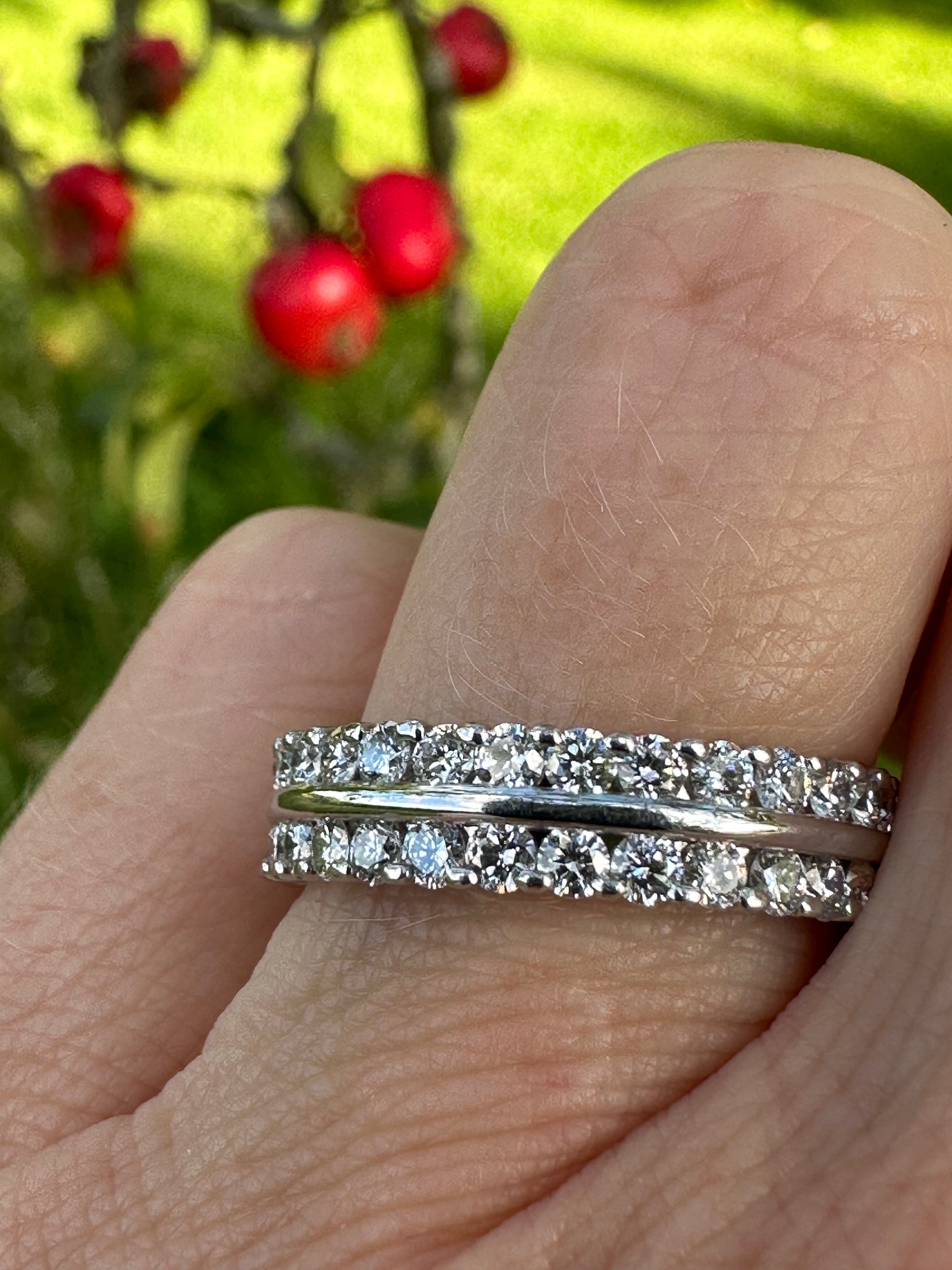 18ct White Gold Diamond Ring with 2.10ct TWVS - Luxury Engagement Wedding Band for Women - Perfect for Proposals, Anniversaries & Special Occasions