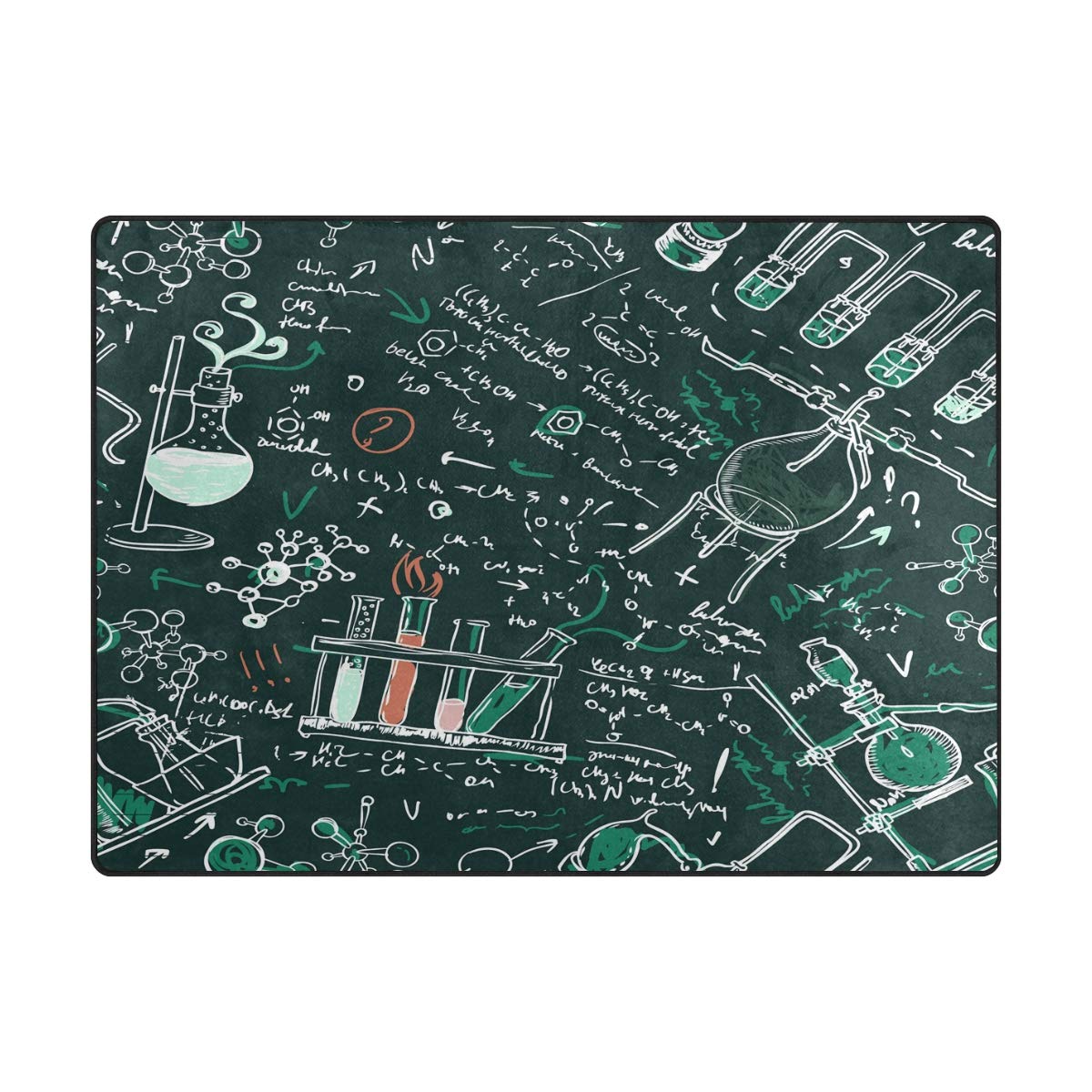 ALAZA Chemistry Educational Area Rug 5'3