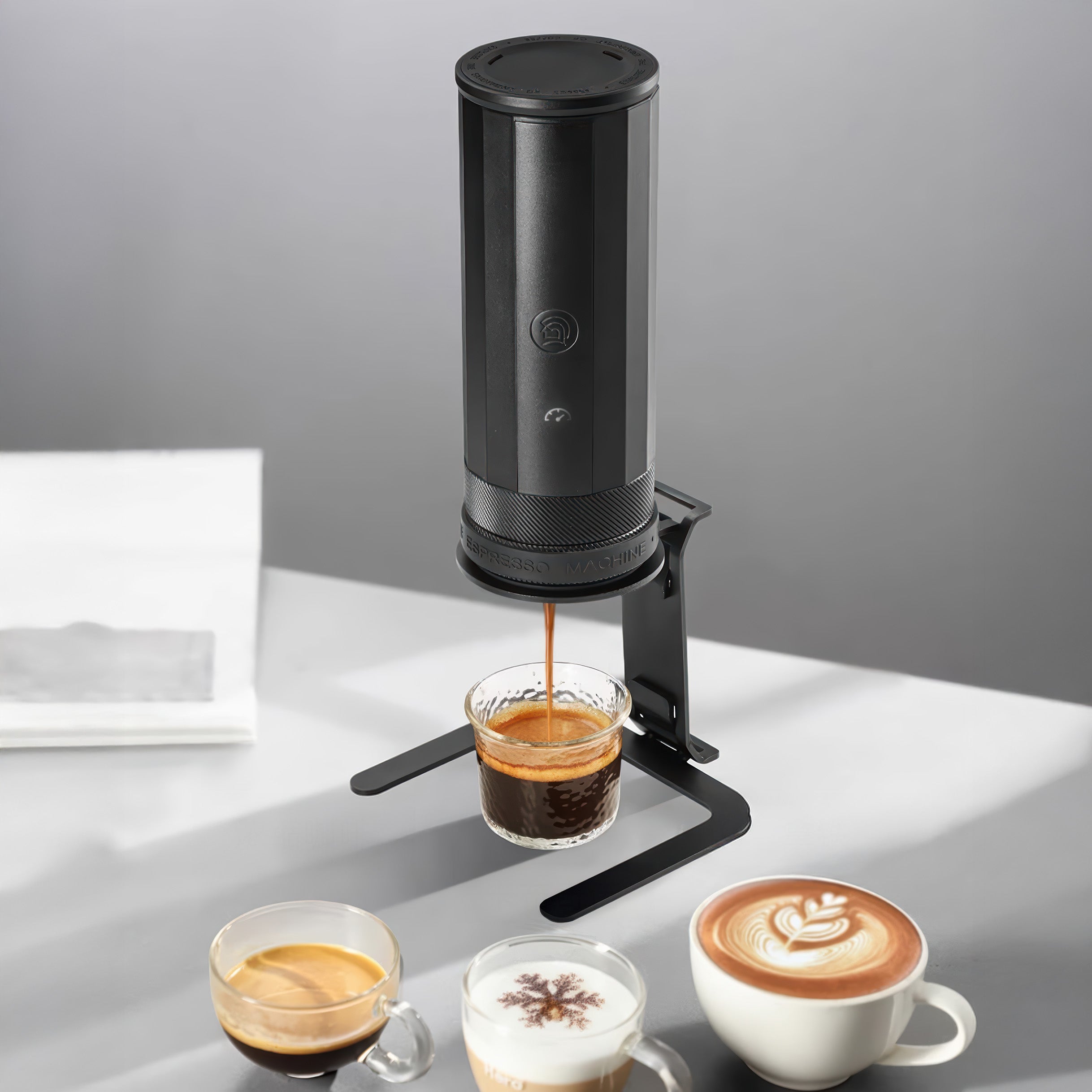 Heropresso 20 Bar Portable Espresso Maker Pro - Compact Manual Coffee Machine for Camping, Travel & Home Use - Perfect for Outdoor Adventures & Office Breaks