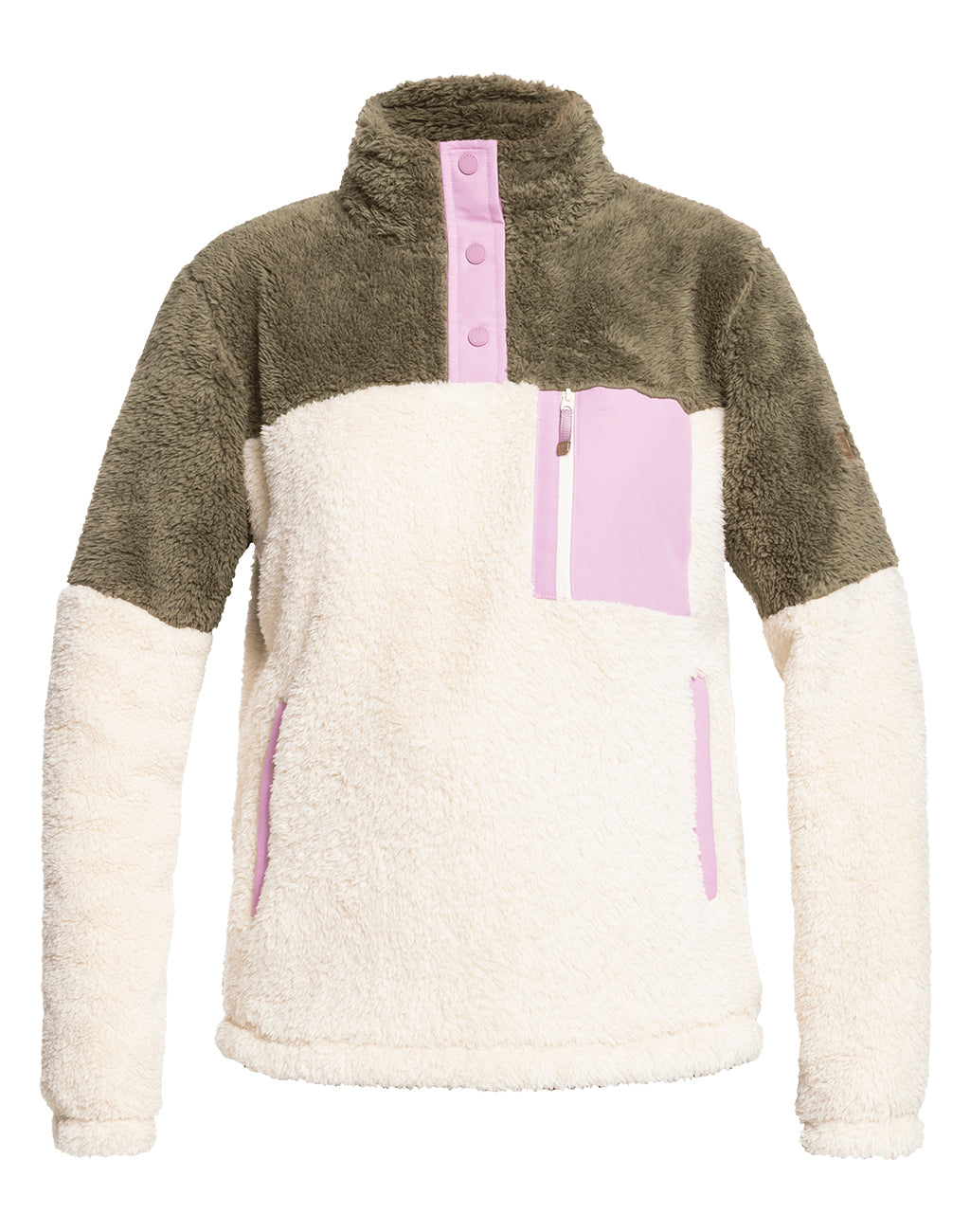 Women's Roxy Alabama Pullover Hoodie - Cozy Fleece Sweatshirt for Casual Wear & Outdoor Activities