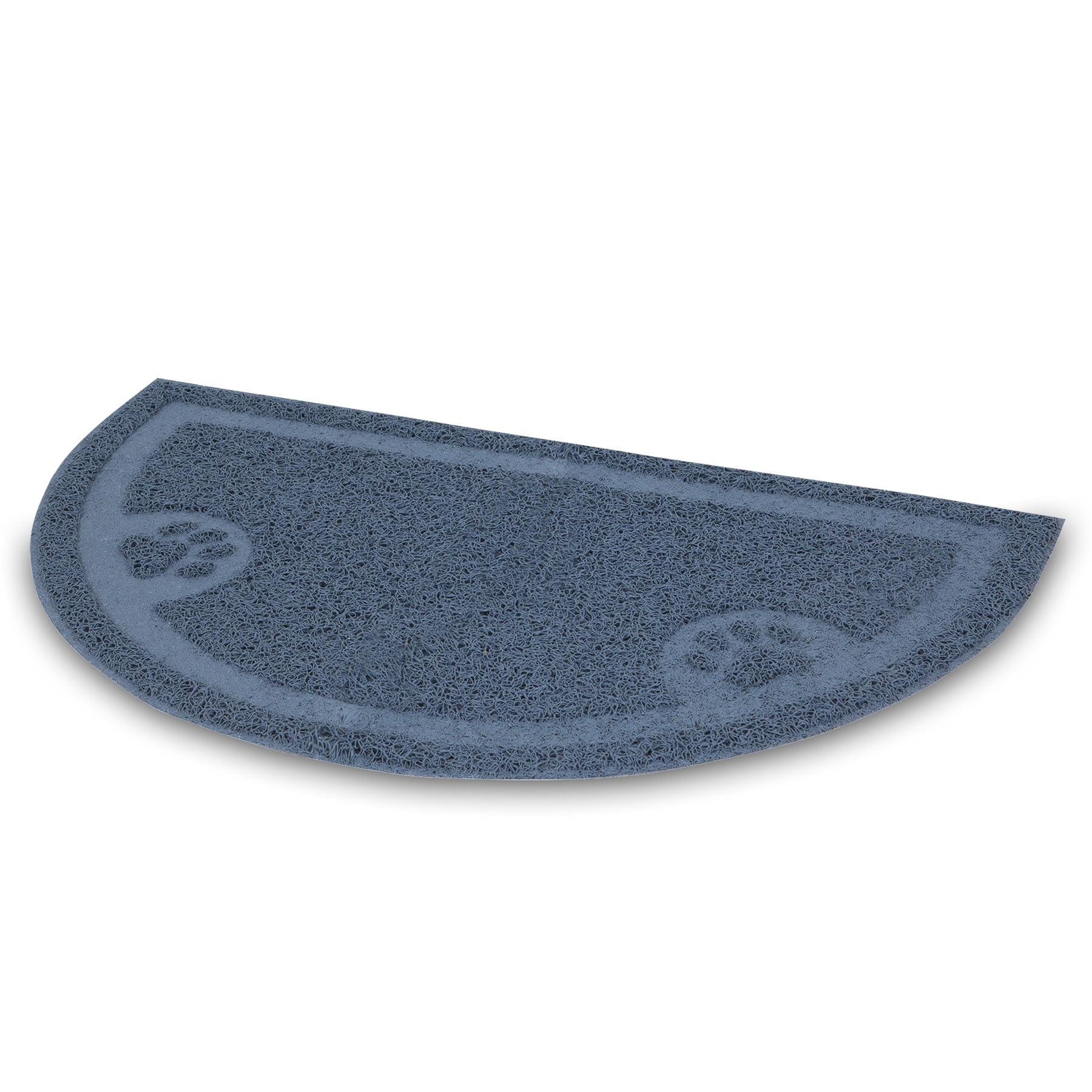 Petmate Litter Catcher Mat - Half Circle Non-Slip Tray for Cat Litter Box | Durable & Easy Clean | Perfect for Small Spaces & Multi-Cat Homes | Reduces Tracking & Mess