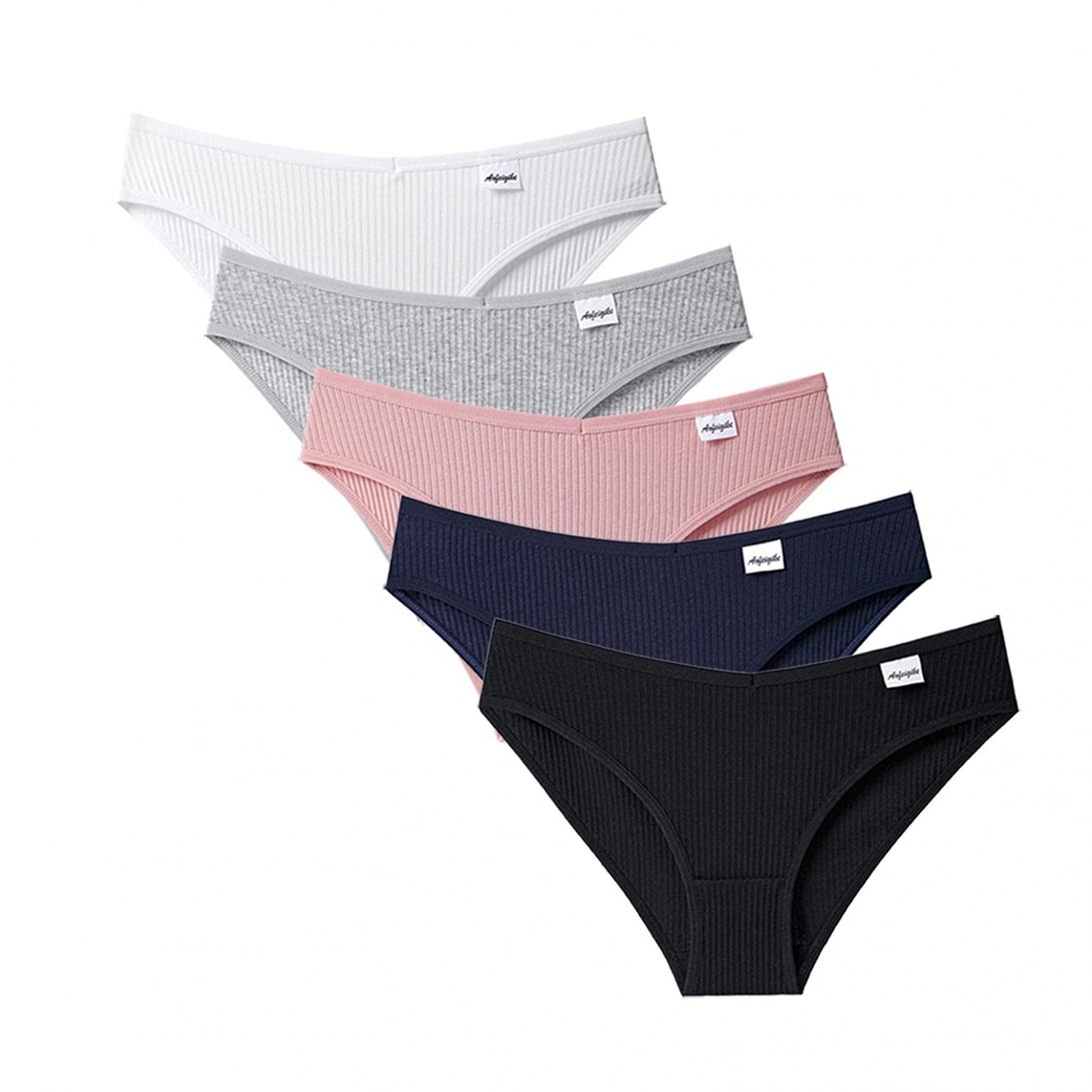 HHoo88 Women's Cotton Seamless Stretch Bikini Panties - Low Rise Hipster T-Back Tangas Underwear - Ultra Soft & Comfortable Briefs for Everyday Wear, Yoga & Sleep