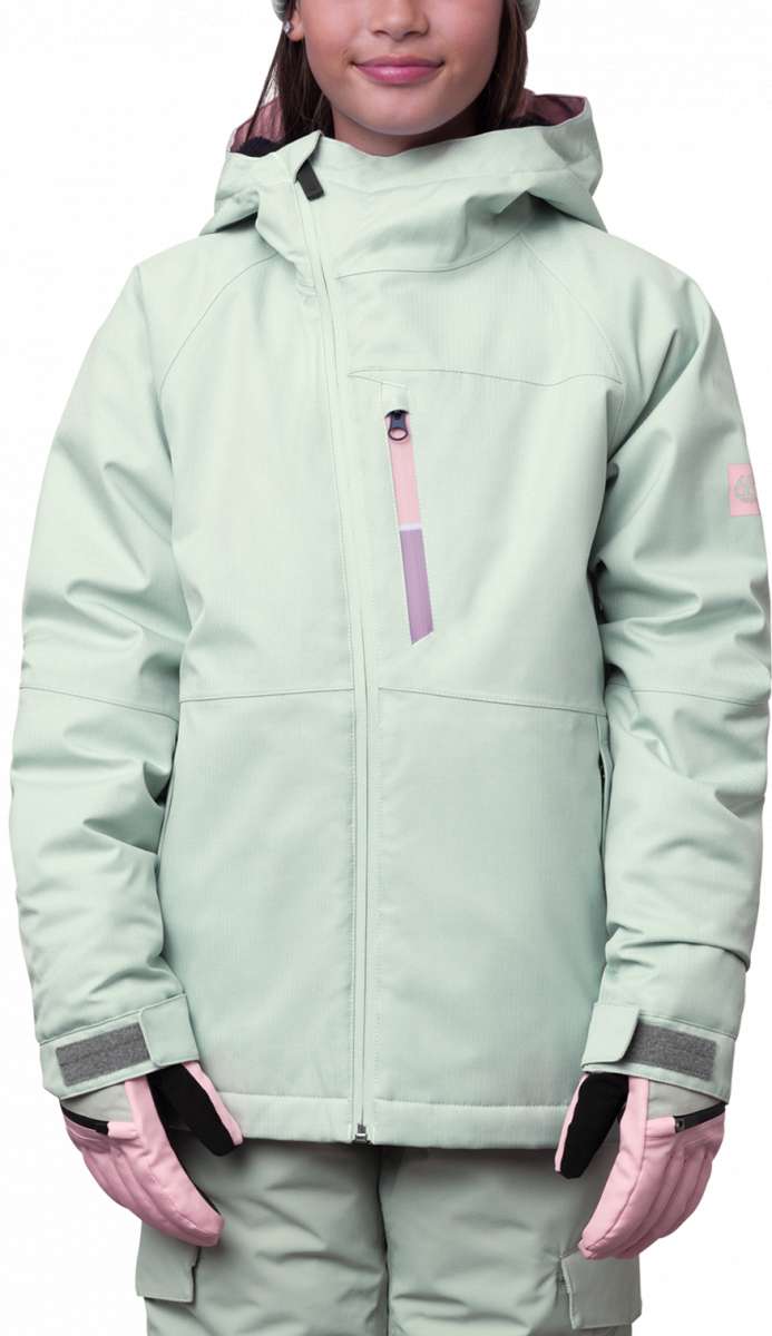 686 Girls Hydra Insulated Jacket 2024 - Waterproof Winter Coat for Kids - Warm Puffer Jacket for Snowboarding, Skiing & Outdoor Activities