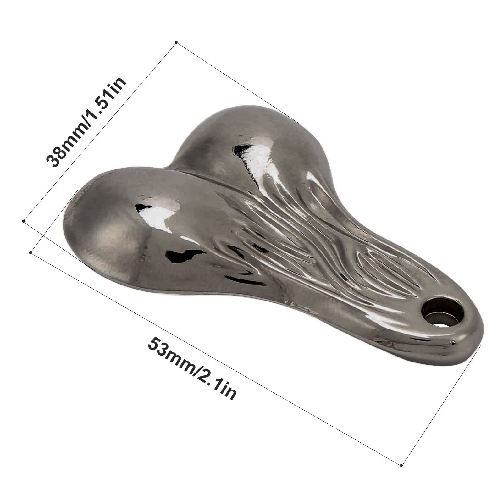 2PCS Zinc Alloy Hanging Truck Balls Nuts for 1/10 1/12 1/14 1/16 Scale RC Cars - Universal Bull Balls Bumper Accessories (Titanium Finish) - Perfect for Off-Road RC Trucks, Crawlers & Trail Rigs