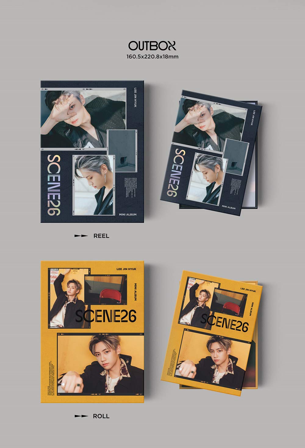 LEE JIN HYUK - SCENE26 (3rd Mini Album) K-Pop CD + Photobook | Random Version | Perfect for K-Pop Collectors & Fans | Great Gift for Birthdays & Special Occasions
