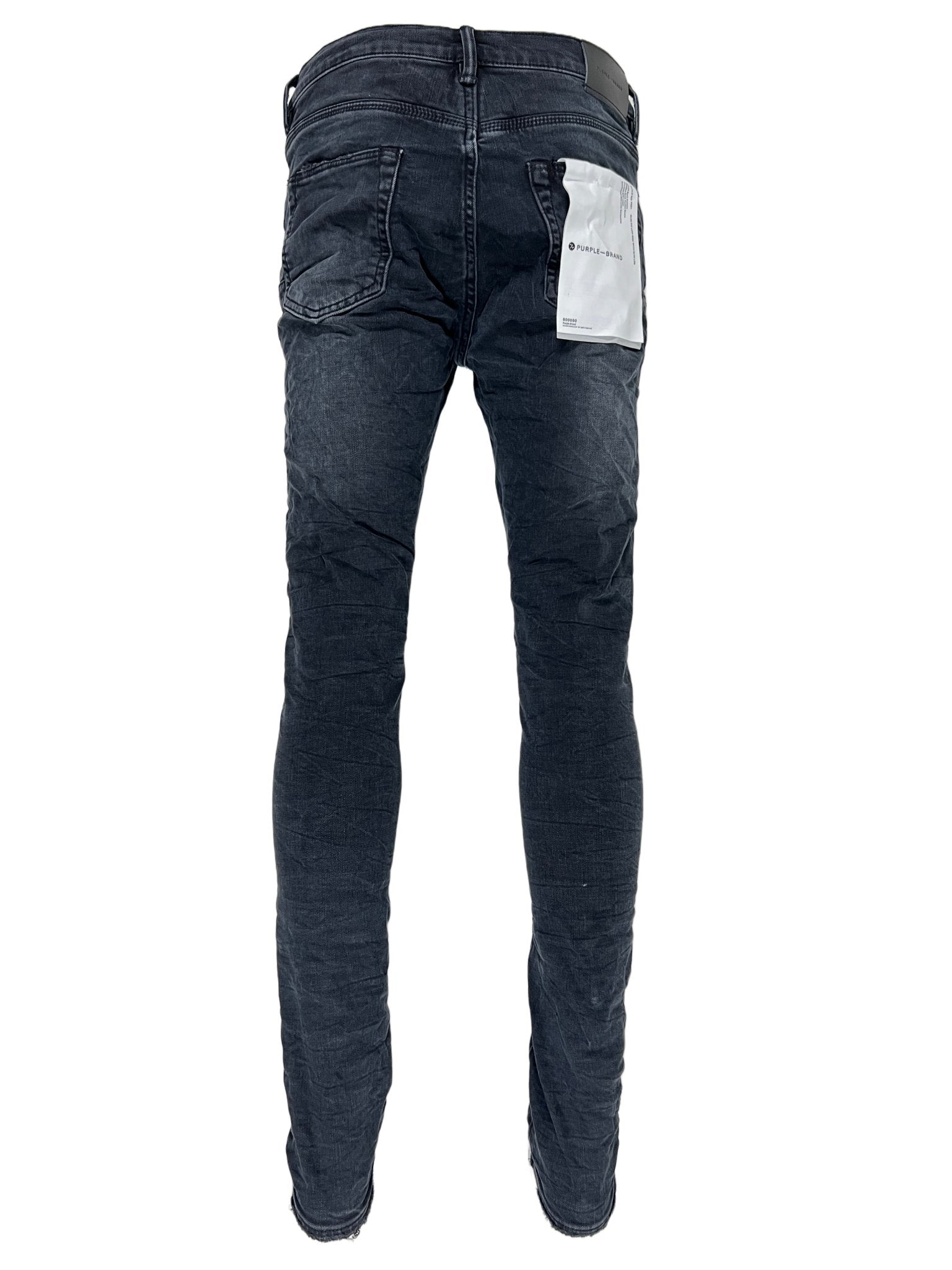 Purple Brand P001 BLW Black Wash Distressed Denim Jeans for Men - Stylish & Comfortable for Casual Wear, Street Fashion & Night Out