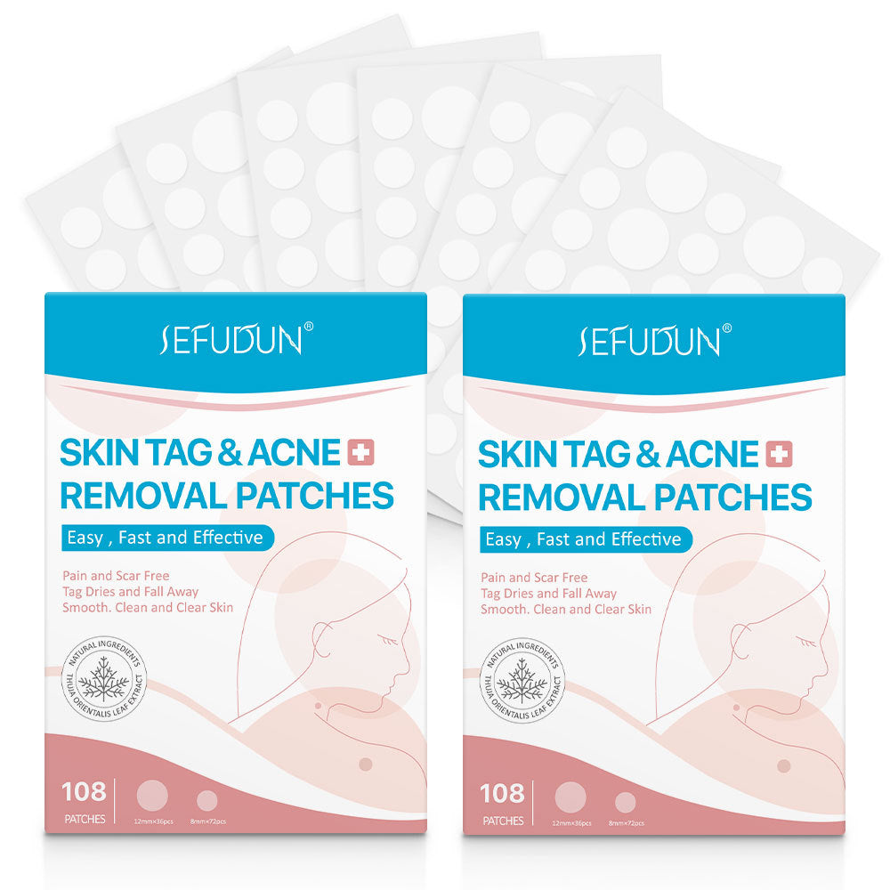 Best Acne Skin Tag Remover & Wart Removal Stickers - Invisible Blackhead Patches for Clear Skin | Perfect for Overnight Treatment & Daily Acne Care