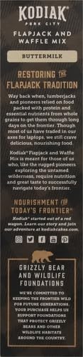 Kodiak Power Cakes Flapjack & Waffle Mix - 20oz | High Protein Pancake Mix for Breakfast, Camping & Fitness | Easy to Make, Healthy & Delicious