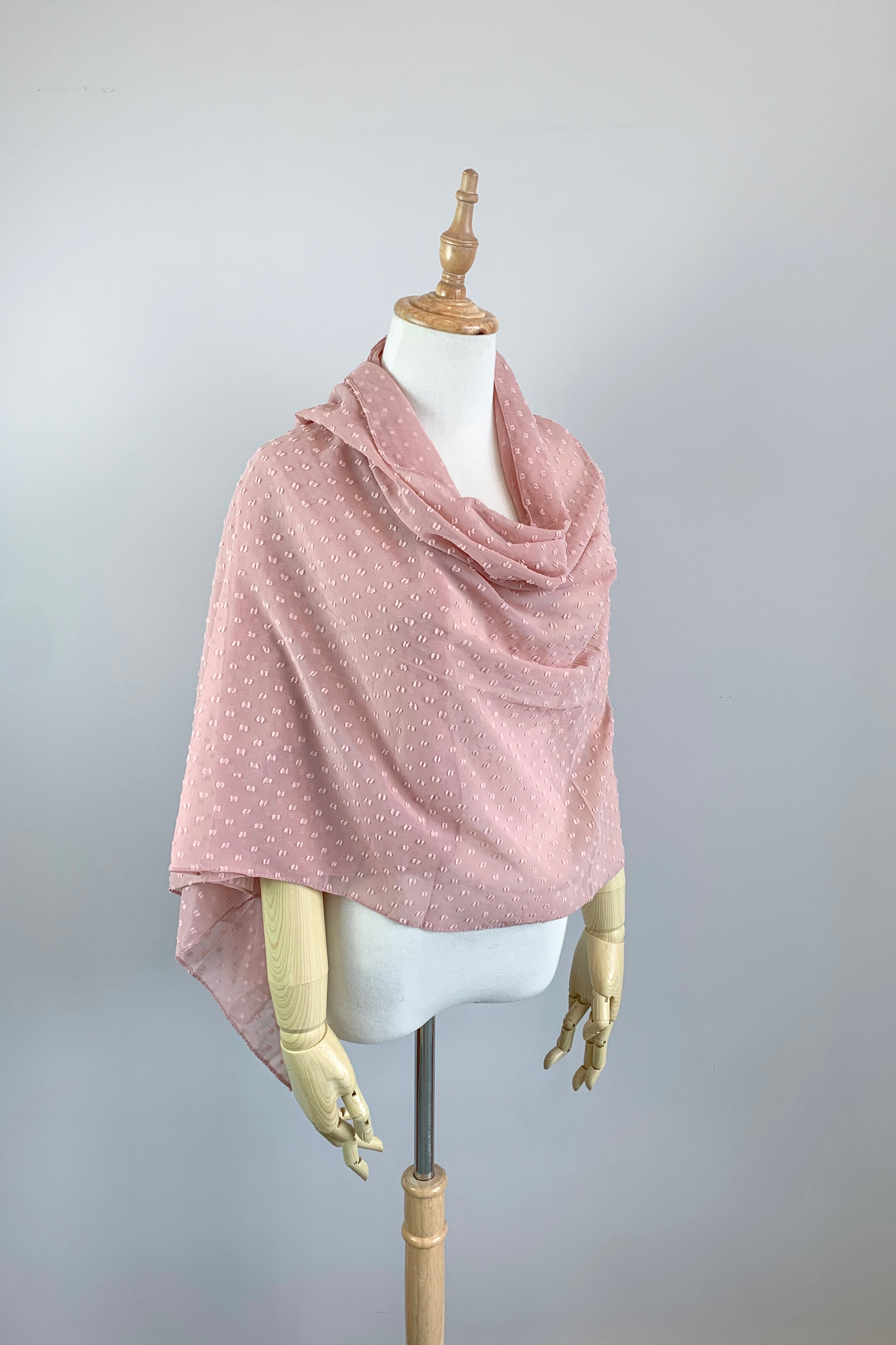Blush Beige Long Scarf Cover Up Shawl - Soft Fashion Wrap for Women (Lola Blu08) | Perfect for Beach, Wedding, and Evening Outfits