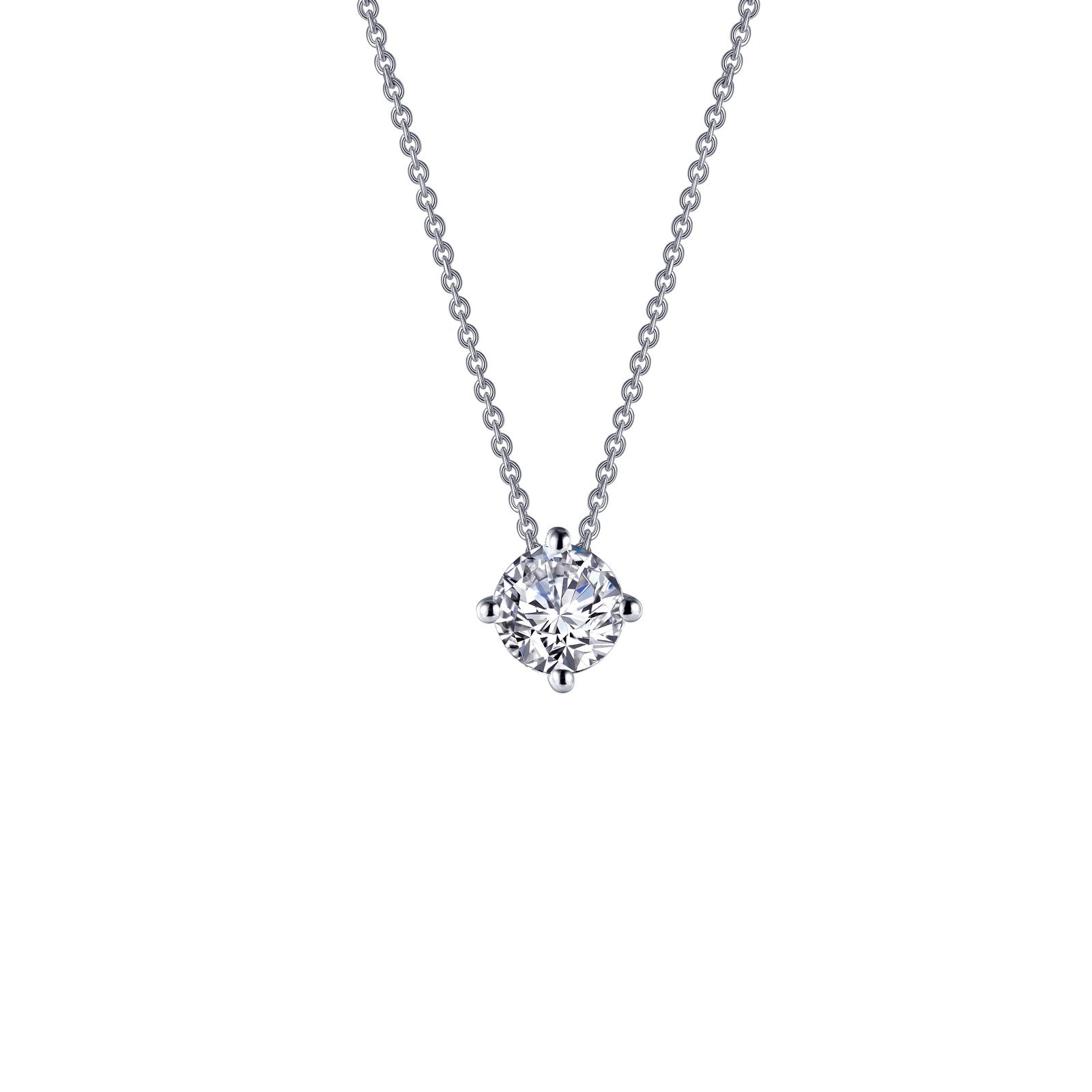 1.0 CTW Solitaire Diamond Necklace for Women - Elegant Pendant Jewelry for Weddings, Anniversaries & Special Occasions