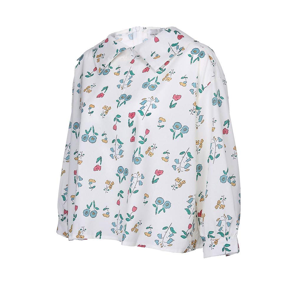 Korean Academy Style Women's Exercise Tops - Floral Blouse & Azalea Tunic for Small Women | Casual Wear, Workout, Spring Fashion