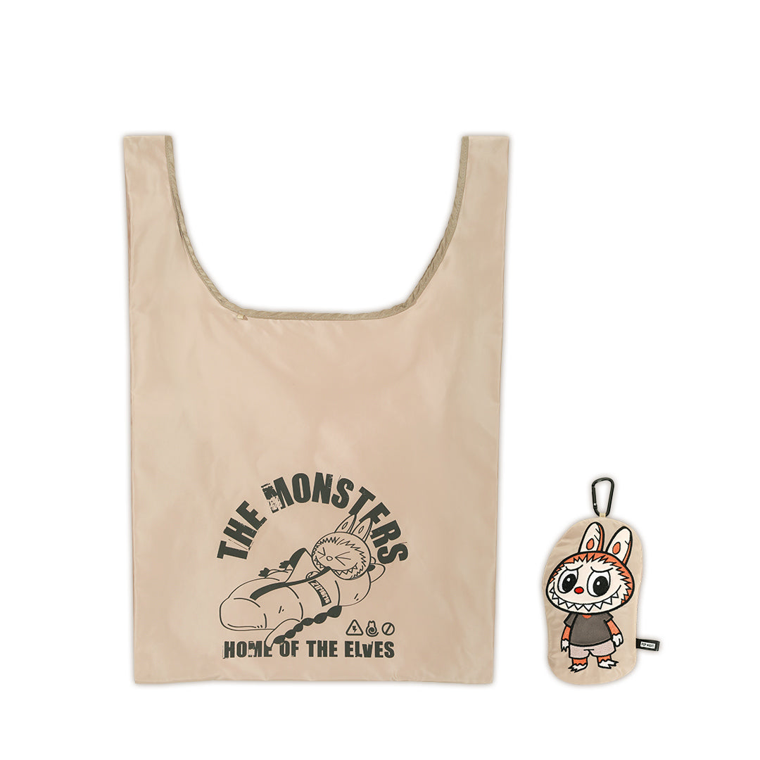 POP MART The Monsters Home of the Elves Series Tote Bag - Stylish Canvas Shopping Bag for Collectors & Anime Fans - Perfect for Conventions, School & Daily Use