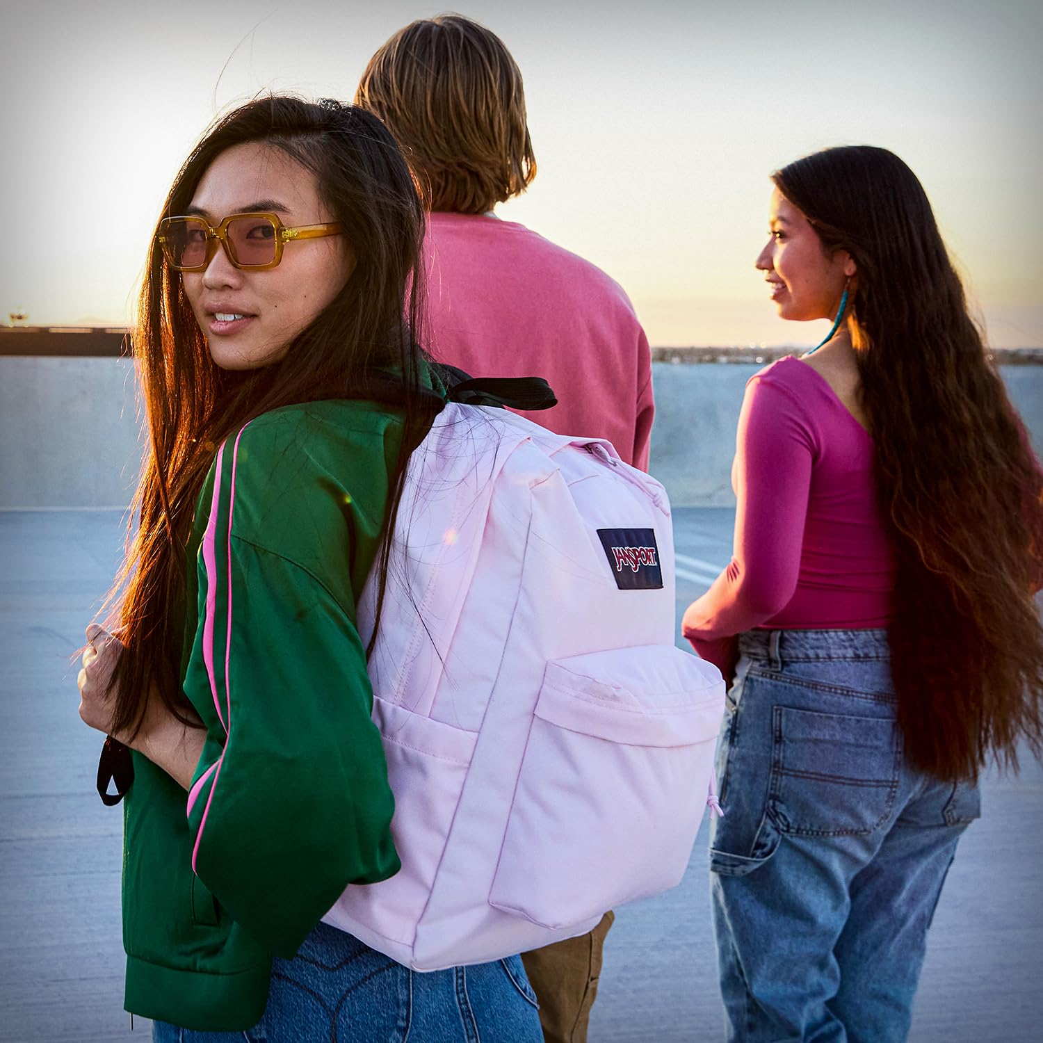 JanSport SuperBreak One Backpack - Durable & Lightweight School Backpack with 1 Main Compartment & Front Utility Pocket - Built-in Organizer for College, Travel & Everyday Use - Premium Bookbag for Students & Professionals