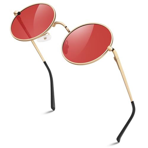 45mm Gold Frame Red Lens
