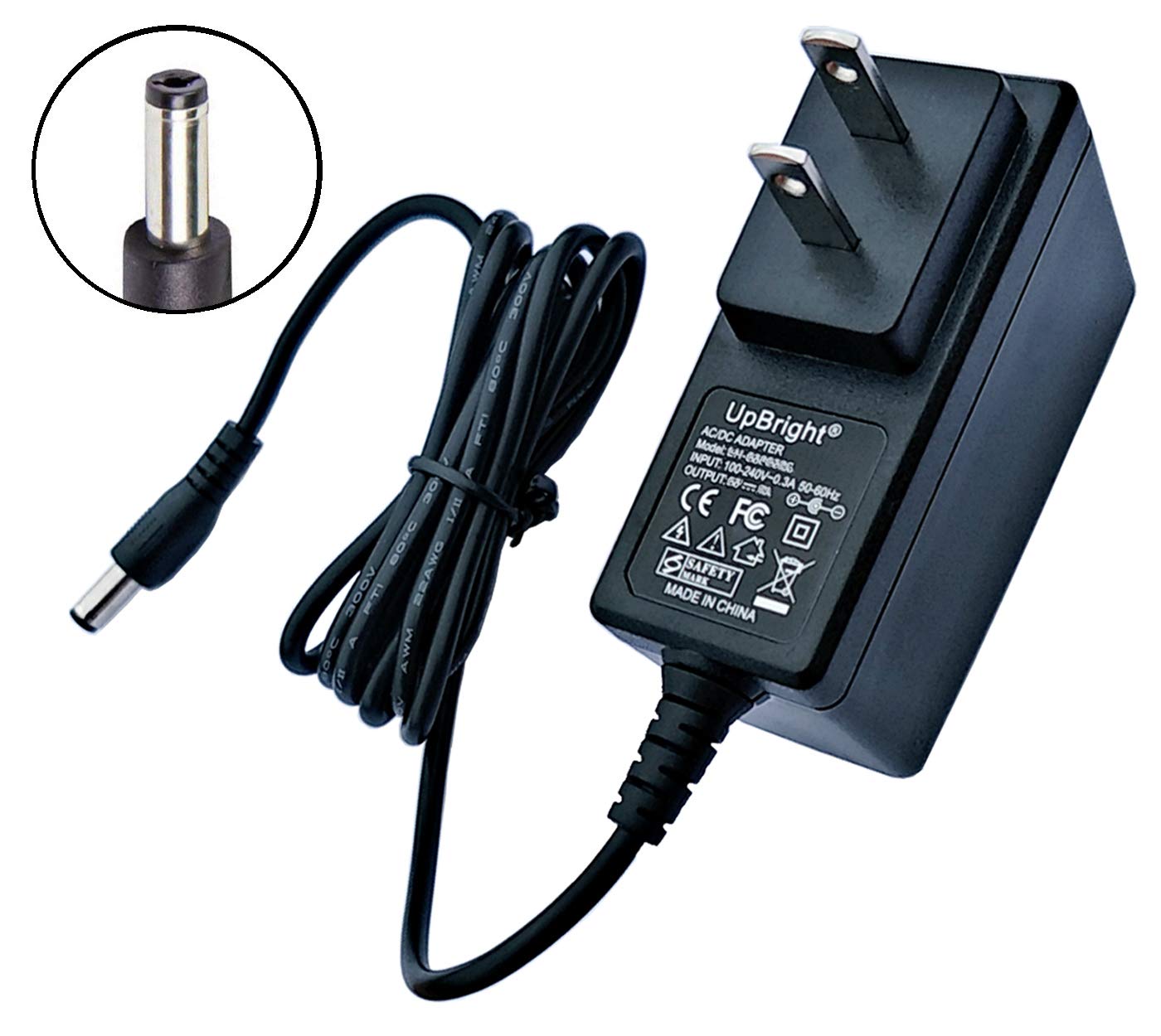 UpBright 9V AC/DC Power Adapter Replacement for Franklin Machine Products FMP 151-8800 151-7500 151-1052 Digital Kitchen Timers & D900-1052 FST-151-1052 4/8 Function Timer - Perfect for Home Baking, Cooking, and Commercial Kitchen Use