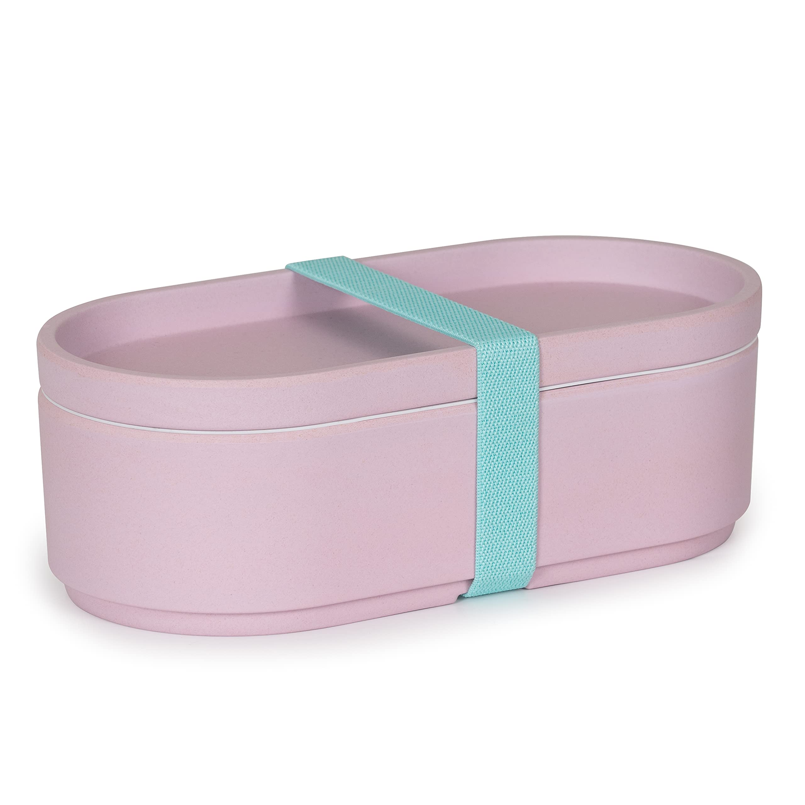 Eco-Friendly BPA-Free Bamboo Bento Lunch Box - Pink | Reusable & Sustainable Food Container for Office, School & Picnic