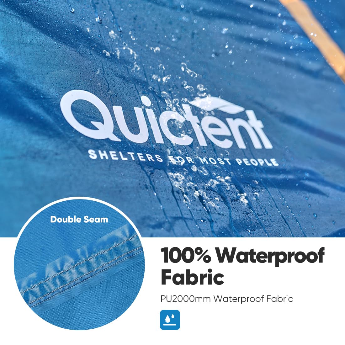 Quictent Waterproof Truck Bed Tent for 5.0-8.2 ft Pickup Beds - PU2000mm Coating, 2-Person Camping Shelter with Removable Awning & Rainfly - Perfect for Outdoor Adventures, Road Trips & Camping Getaways
