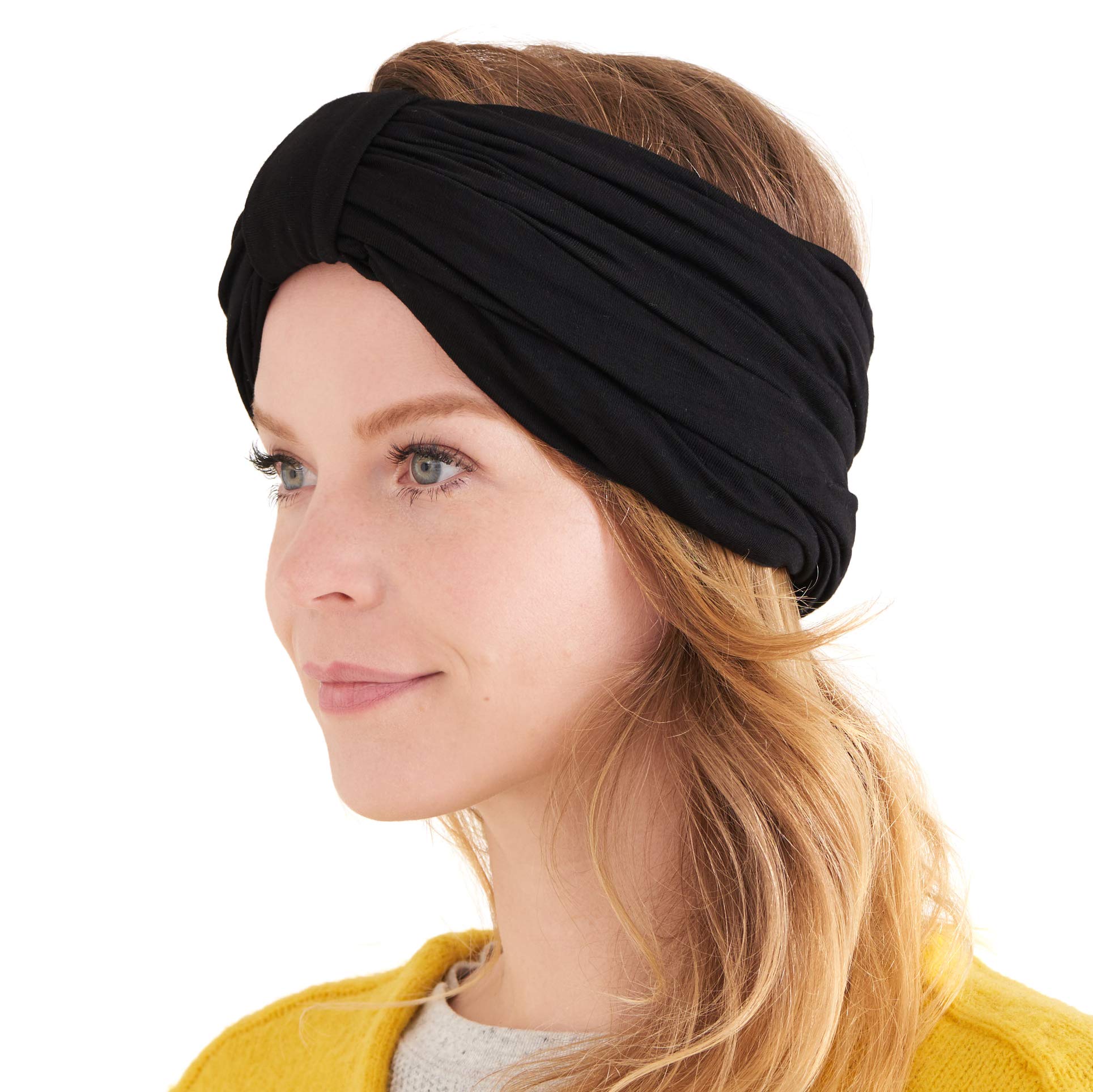 Women's Chunky Knit Turban Headband - Soft Winter Head Wrap Scarf for Chemo, Natural Hair & Fashion - Perfect for Cold Weather, Cancer Recovery & Stylish Outfits