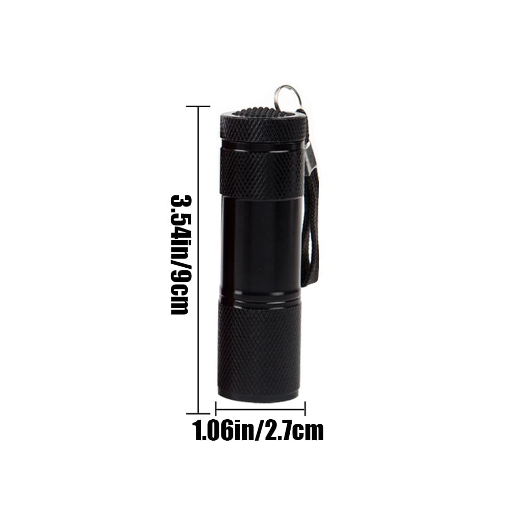 UV Flashlight 395nm - 9 LED Pet Urine Detector for Dogs, Cats & Bed Bugs