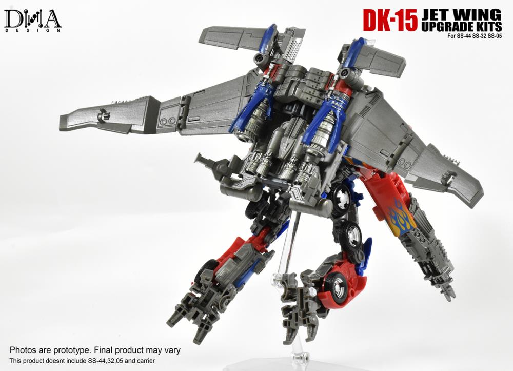 DNA Design DK 15 Jet Wing Upgrade Kit Deluxe Edition for Transformers Studio Series Optimus Prime - Enhance Your Collectible Figure Display & Battle Scenes