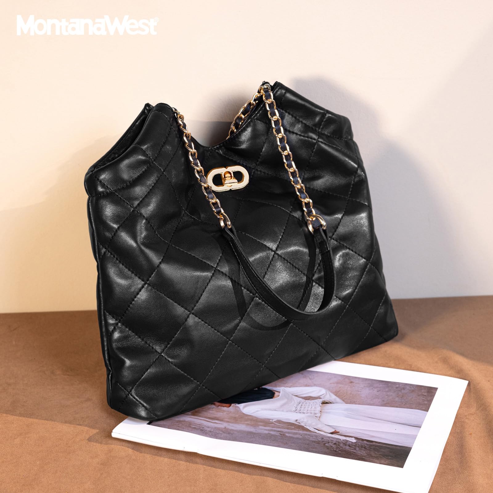 Montana West Quilted Hobo Bags for Women - Stylish Puffer Shoulder Handbag Purse with Adjustable Strap | Perfect for Work, Travel & Everyday Use